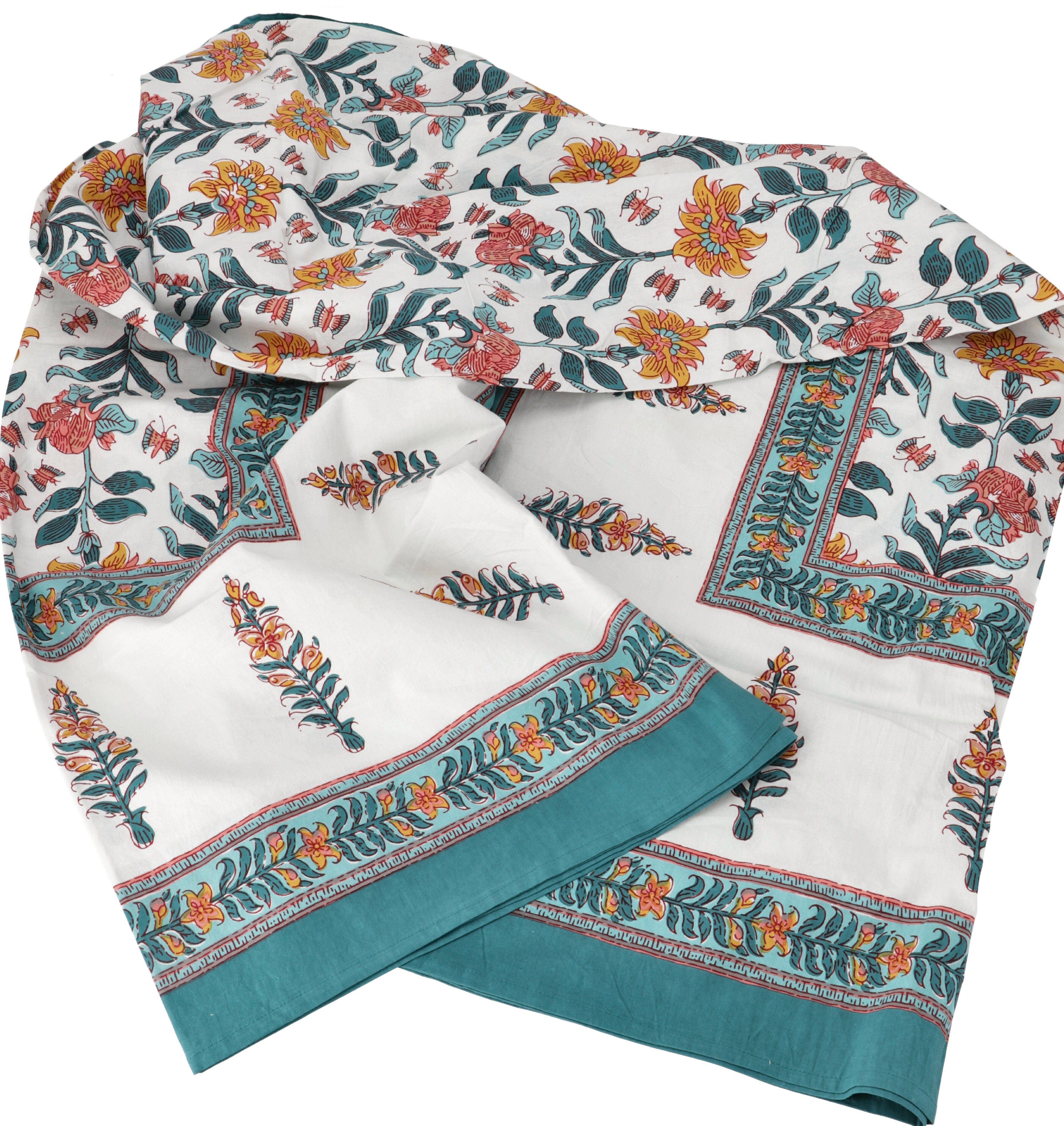 Guru-Shop Tagesdecke Blockdruck Tagesdecke, Bett & günstig online kaufen
