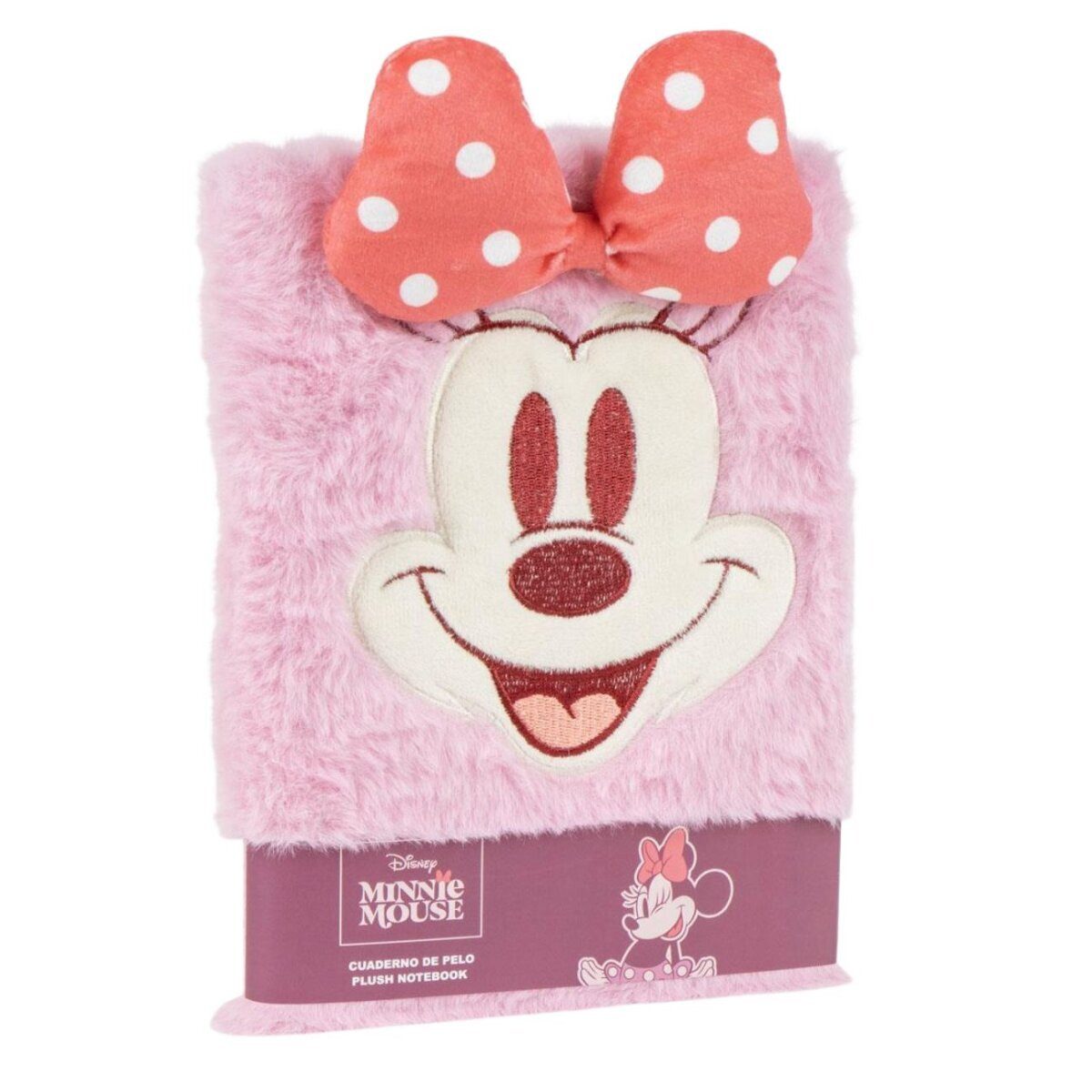 Disney Notizbuch Disney Minnie Mouse A5 gepolstertes Notizbuch Kuscheliges Tagebuch