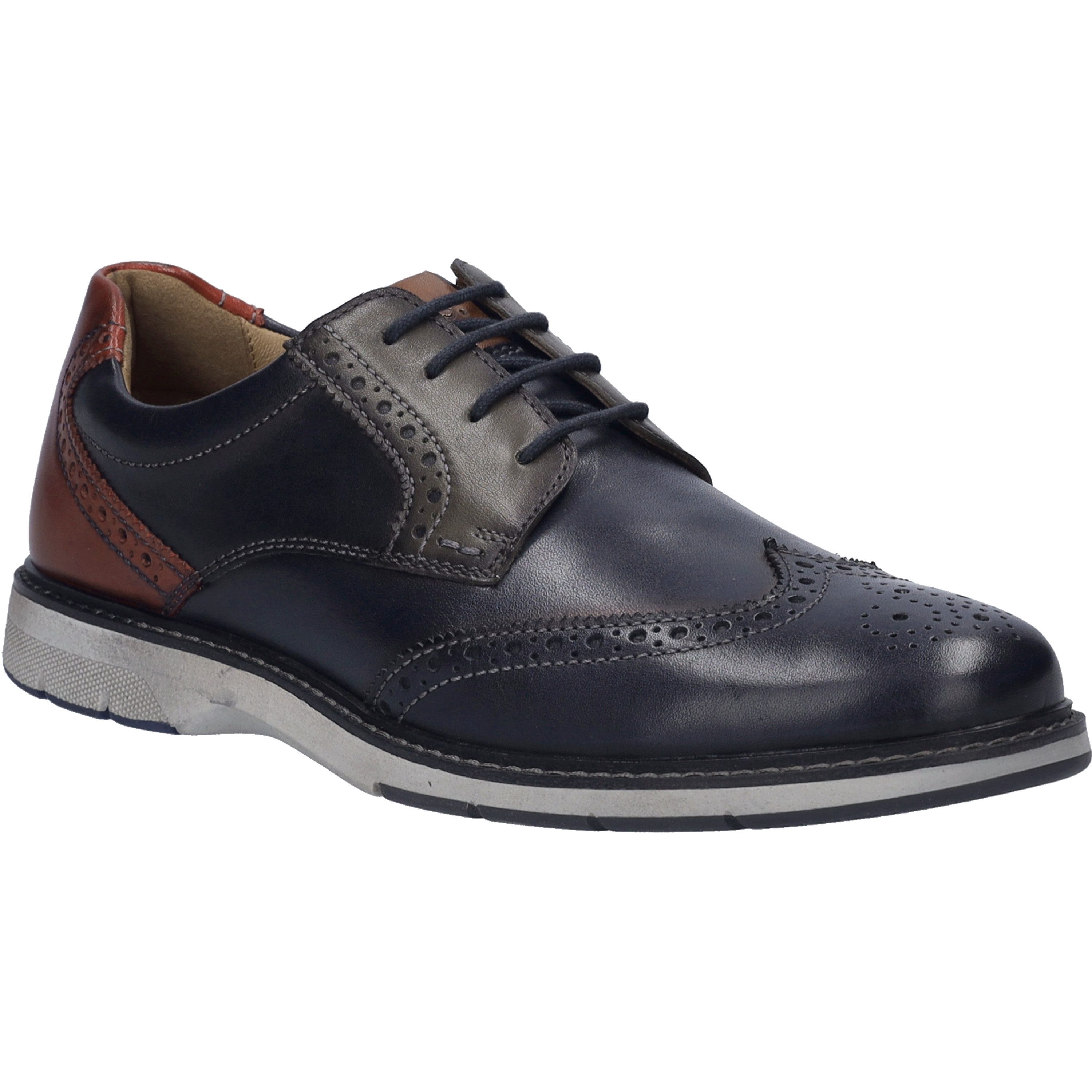Josef Seibel Stuart 07, blau Schnürschuh