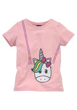 KIDSWORLD T-Shirt für kleine Mädchen mit niedlichem Einhornmotiv