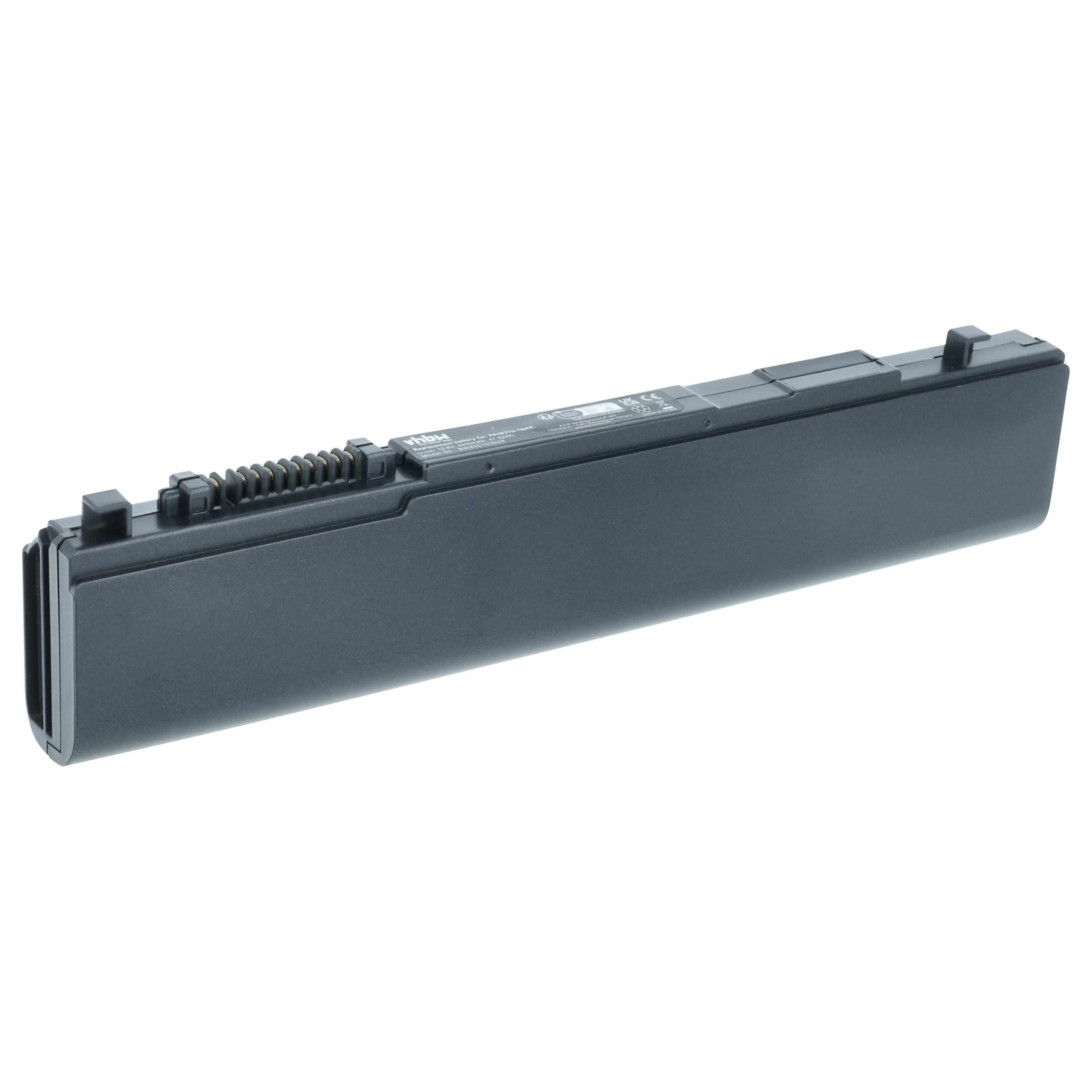 vhbw Akku passend für Toshiba Dynabook R730/B, R731/36C, R731/36DB, R730, Laptop-Akku Akku Li-Ion 4400 mAh (10,8 V, 1 St), Leistungsfähiger Austausch-Akku für Notebook, Wiederaufladbar, Jede