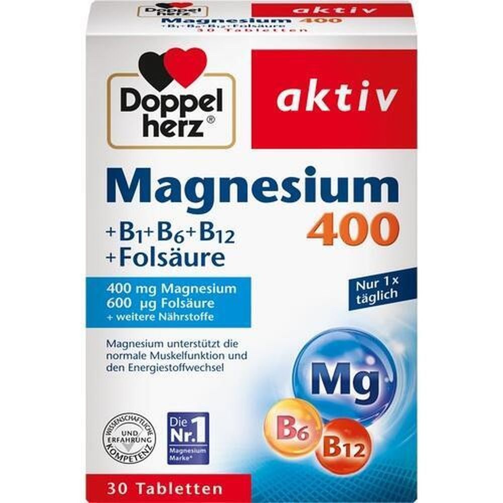 Doppelherz DOPPELHERZ Magnesium 400 mg Tabletten 30 Stück Tabletten