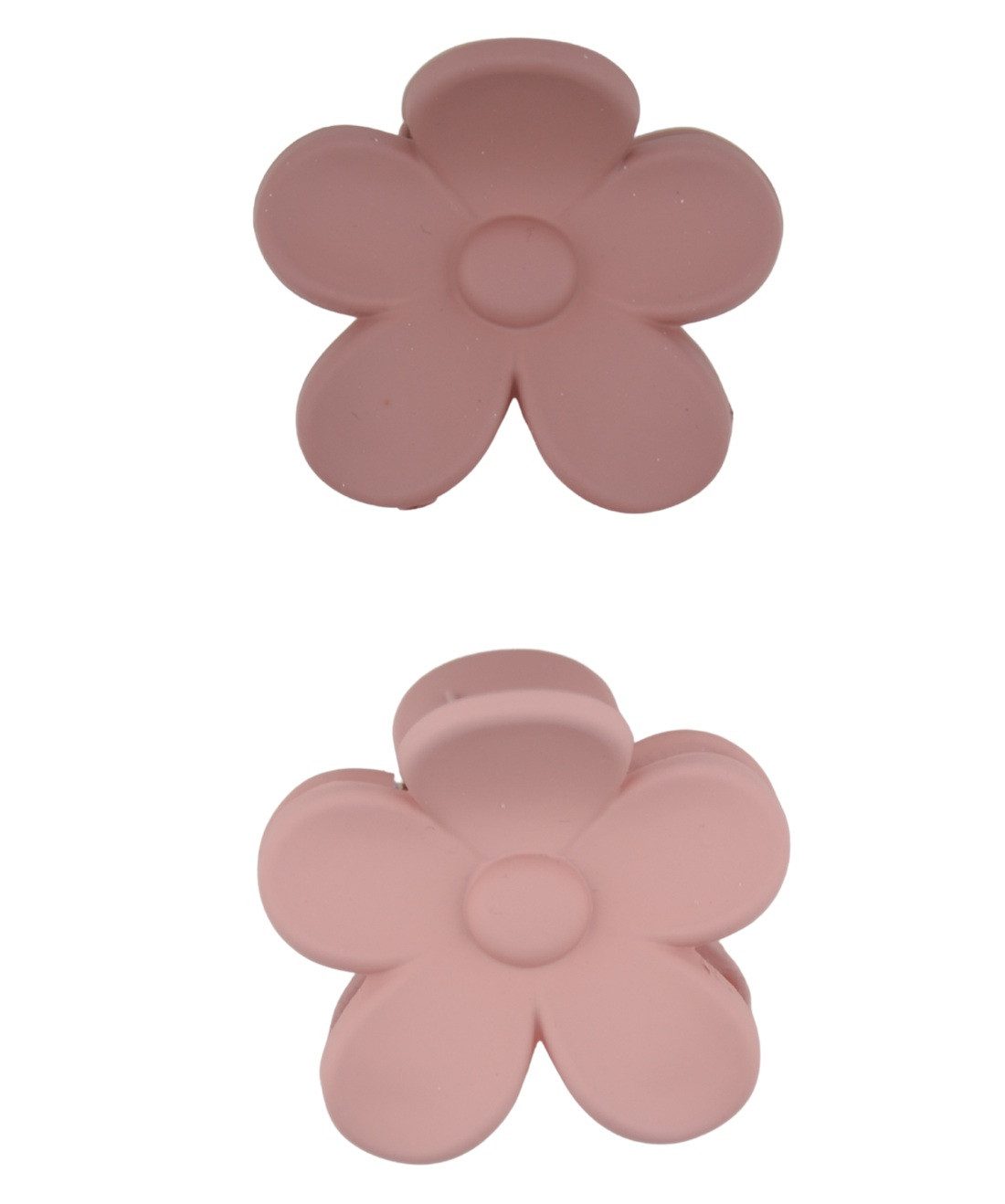EURO Haarklammer Haarklammern dekorative Blütenform Rosa & Altrosa Nude-Look - 2 Stück
