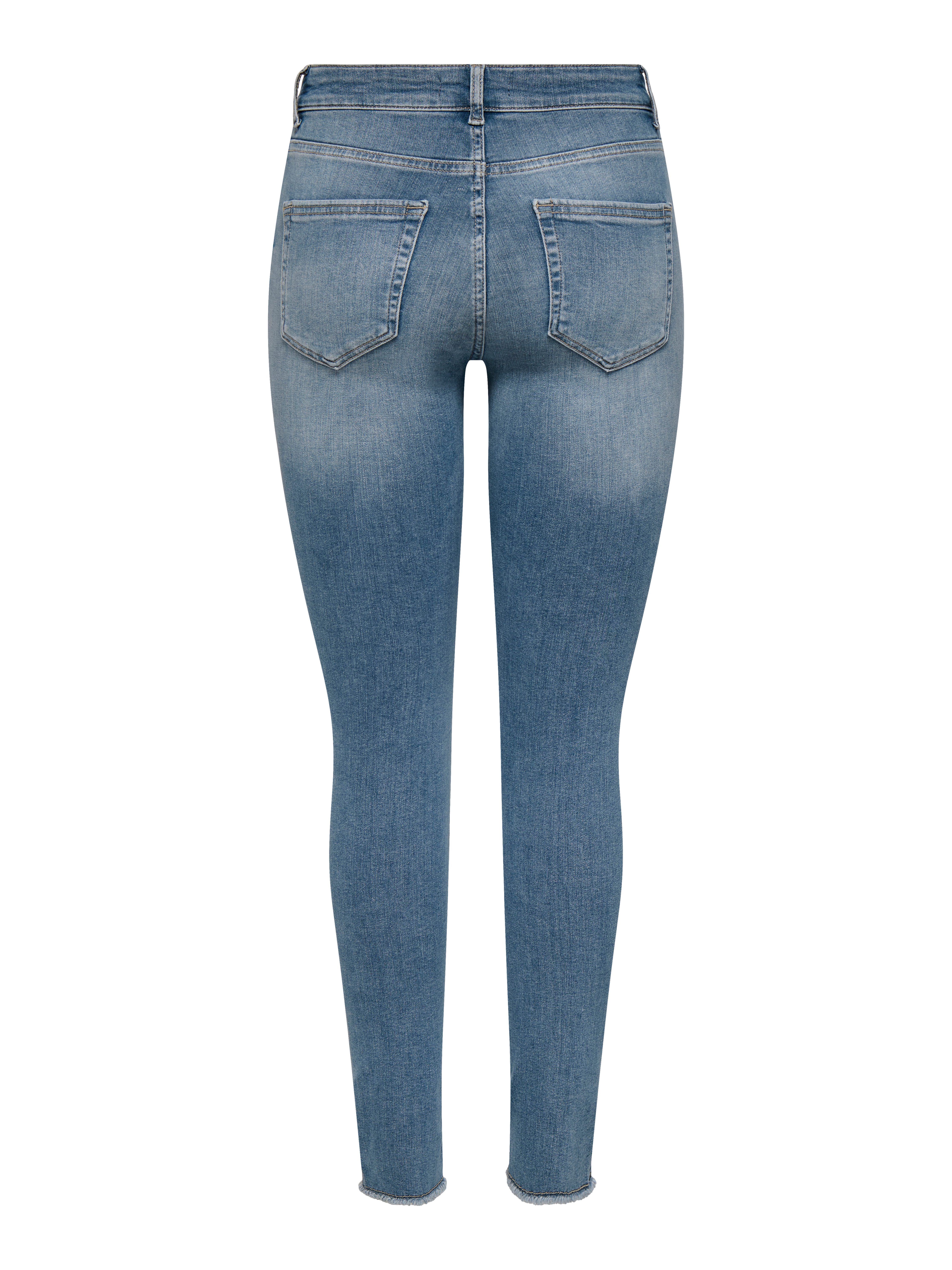 ONLY Skinny-fit-Jeans ONLBLUSH MID SK ANK RW DNM REA363 Baumwollmischung, skinny fit
