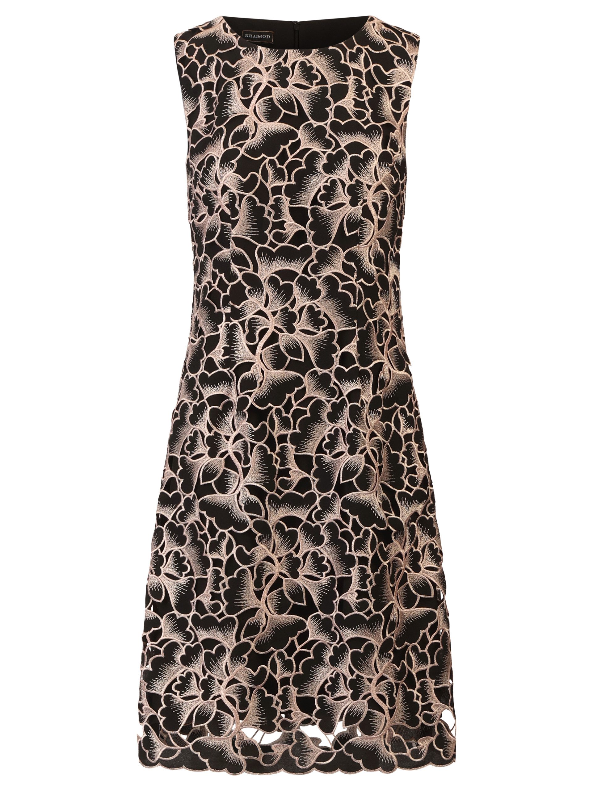 Kraimod Cocktailkleid mit floraler Spitze und Rundhals – Bild 5 von 5