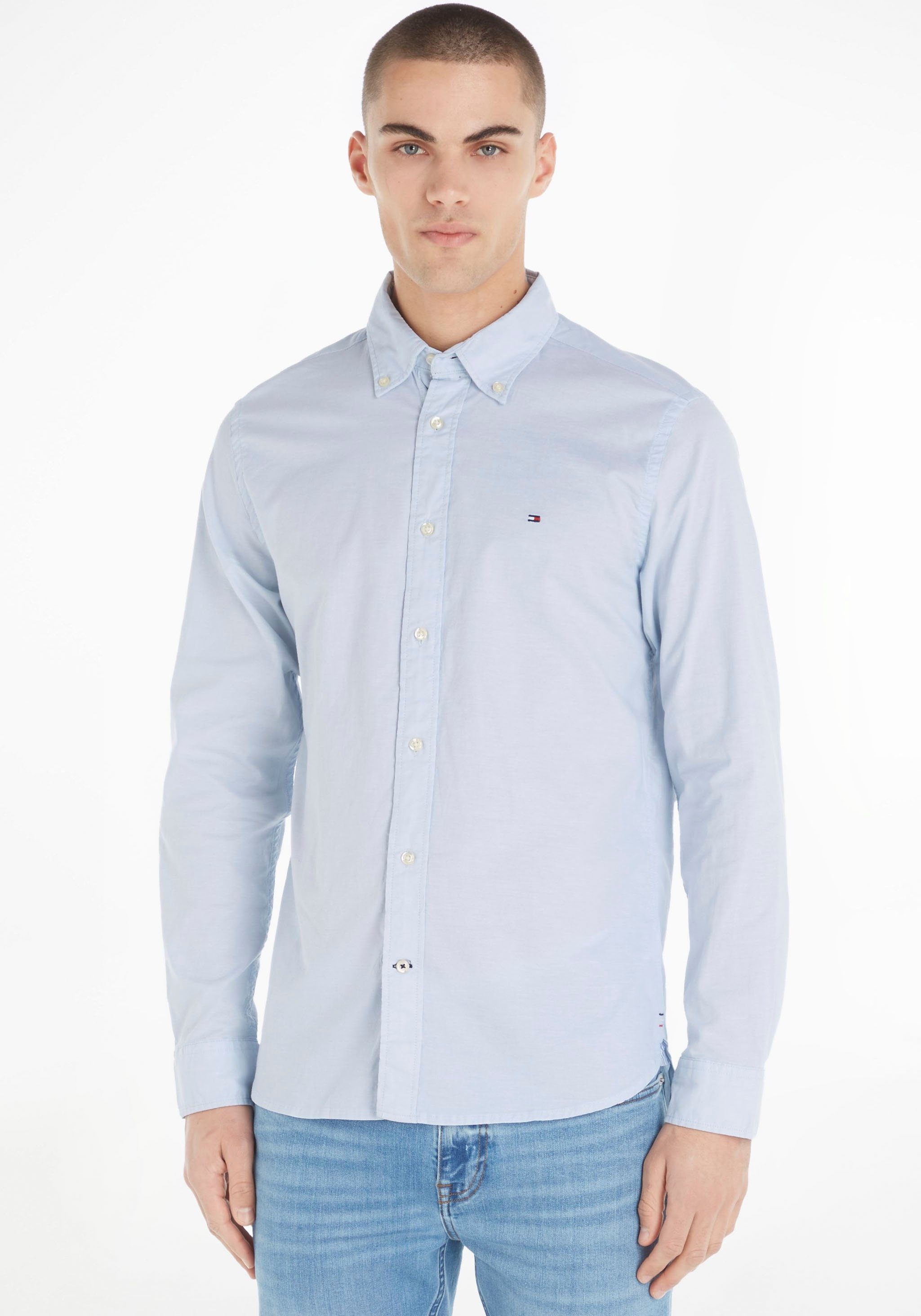 Tommy Hilfiger Langarmhemd LA-Hemd Flex 1985 günstig online kaufen