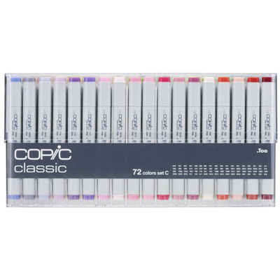 COPIC Gelschreiber Classic Set C 72St - Farbpalette für fortgeschrittene Marker-Nutzer, (72-tlg)