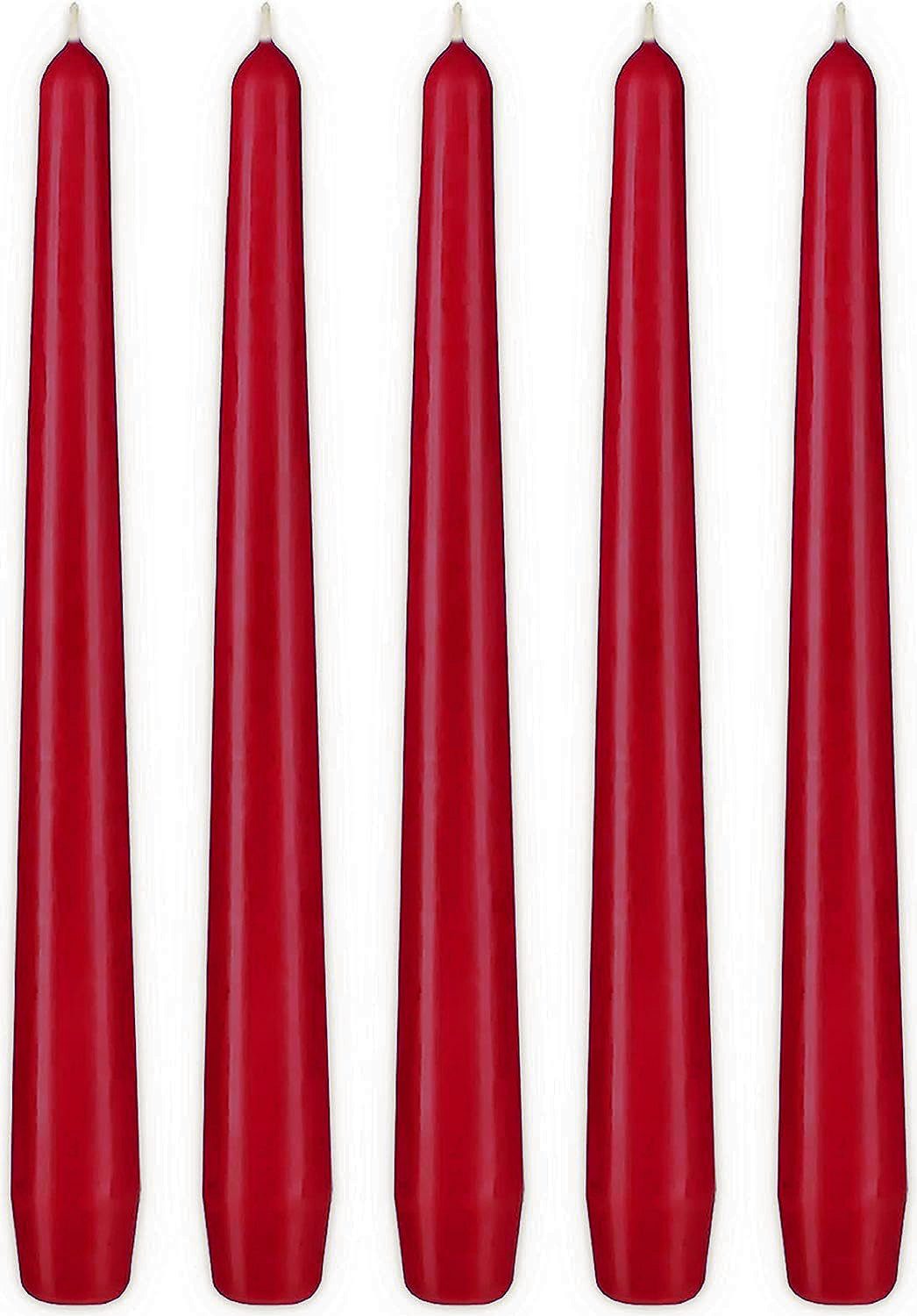 BRUBAKER Spitzkerze Premium Свечи Set - bis zu 7,5 Stunden Brenndauer pro Kerze (Leuchterkerzen, 5-tlg., Halterkerzen Deko), 24 cm Tafelkerzen für Свечиständer und Kronleuchter