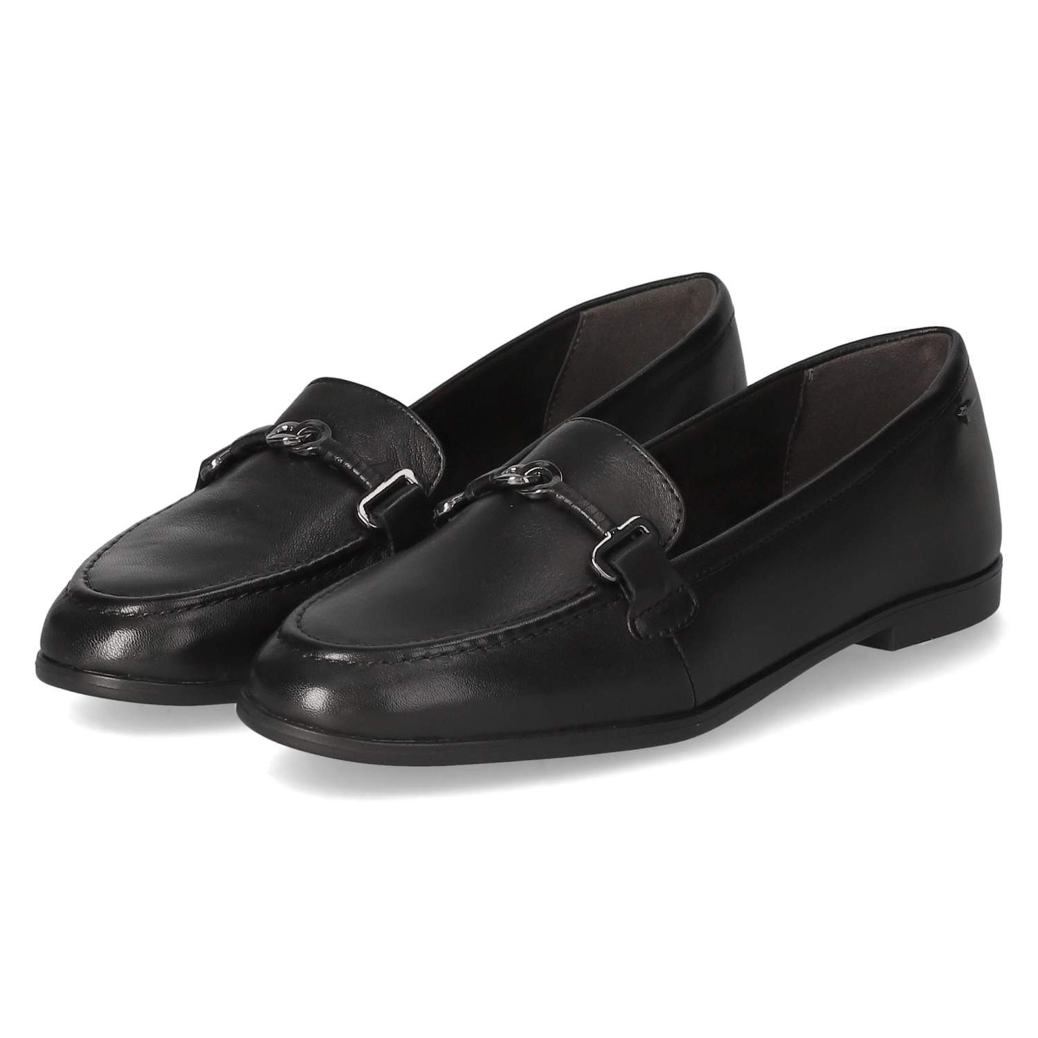 Tamaris Tamaris 1-24240-44/003 Damen Glattleder schwarz Slipper günstig online kaufen