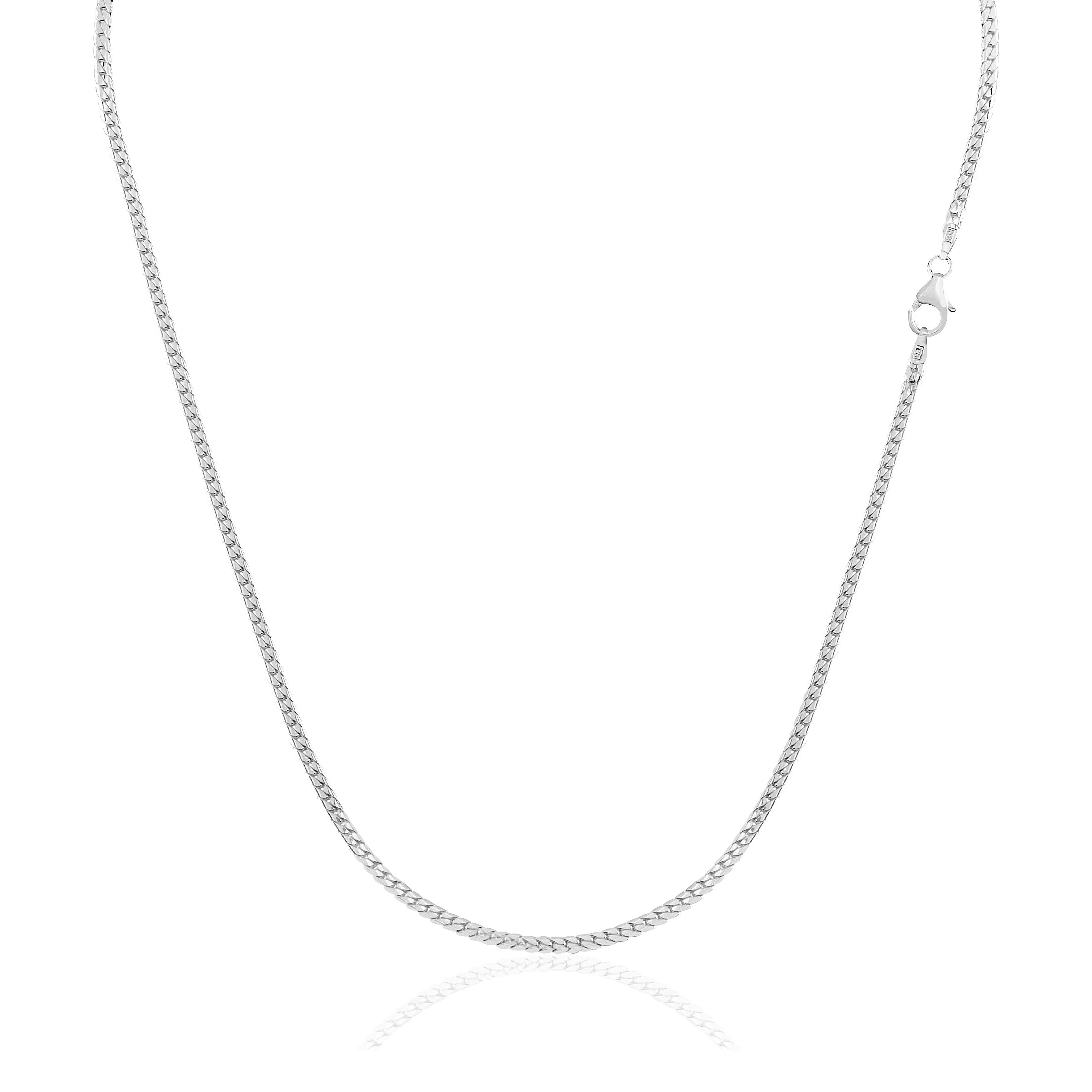 Collar Redondo De Acero De Titanio Con Diamant