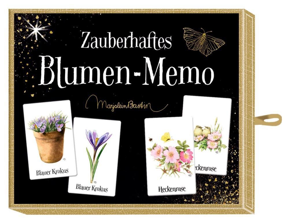 Coppenrath Spiel, Schachtelspiel - Zauberhaftes Blumen-Memo (M. Bastin)