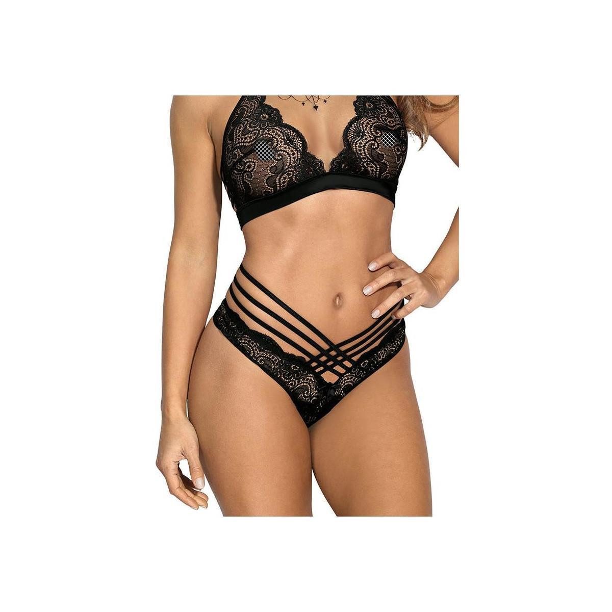 String V-9018 string black - (L,M,S,XL)