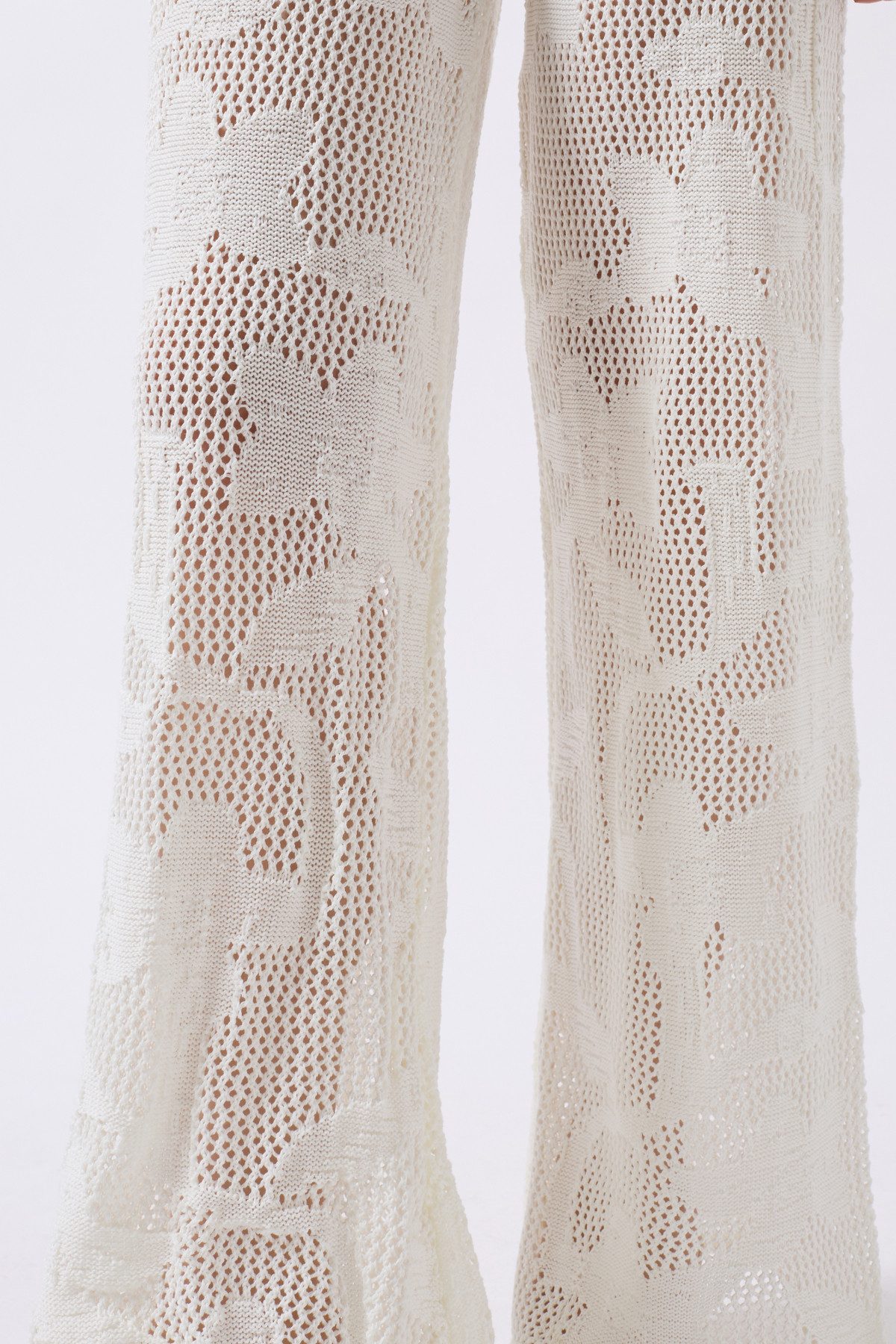 Bequeme Jeans Hochgeschnittene, weite Strandhose