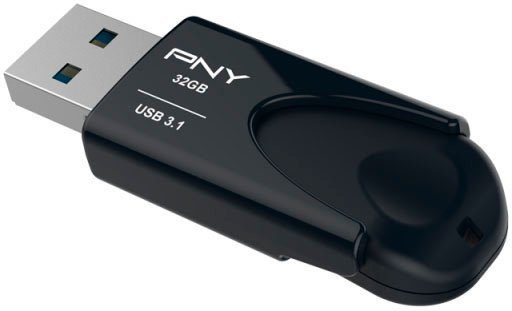 PNY Attache 4 USB-Stick (USB 3.1, Lesegeschwindigkeit 80 MB/s)
