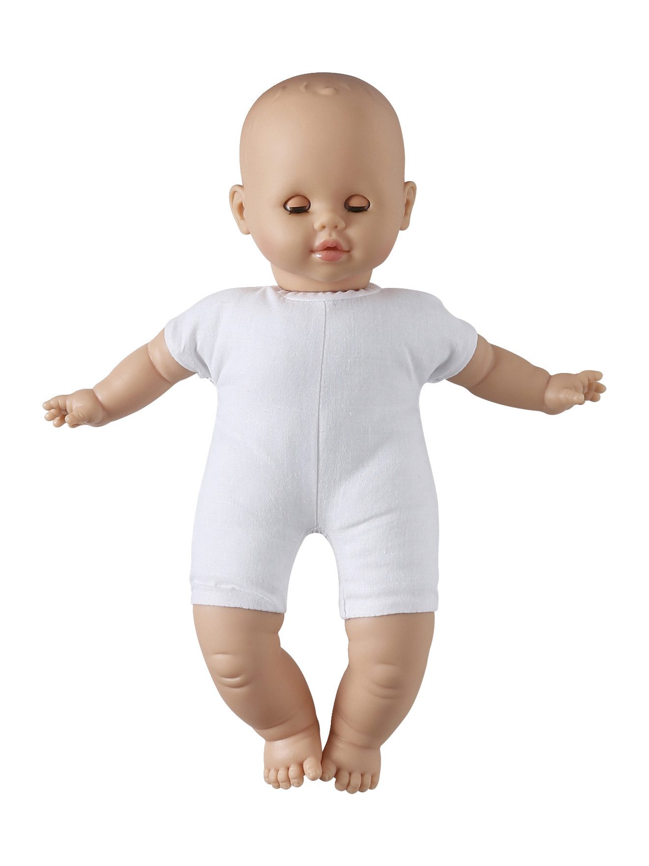 vertbaudet Puppen Accessoires-Set Weiche Puppe mit Schlafaugen, Länge 30 cm