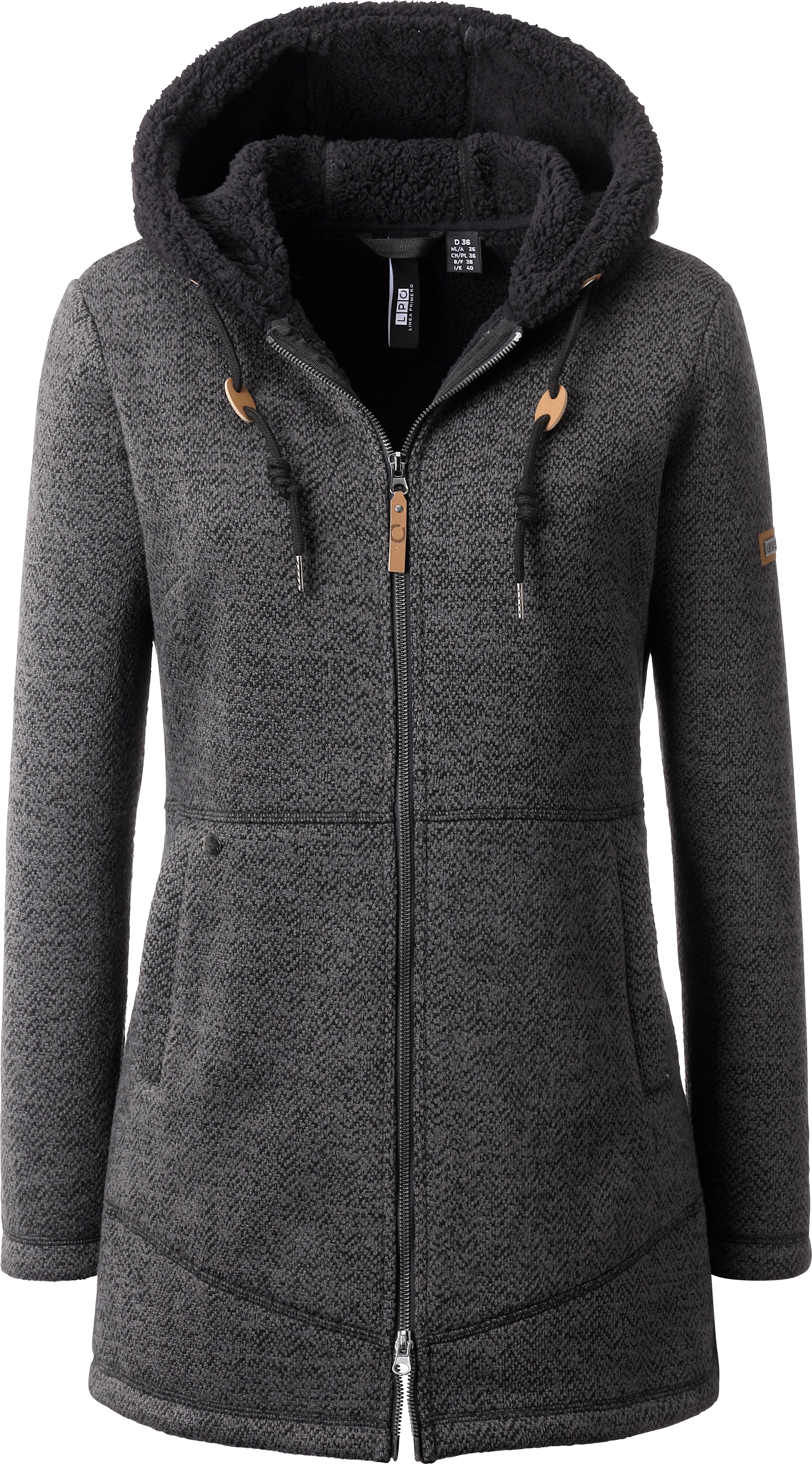 DEPROC Active Funktionsmantel XENIA CS Women Fleecemantel, Fleecejacke, Longjacket