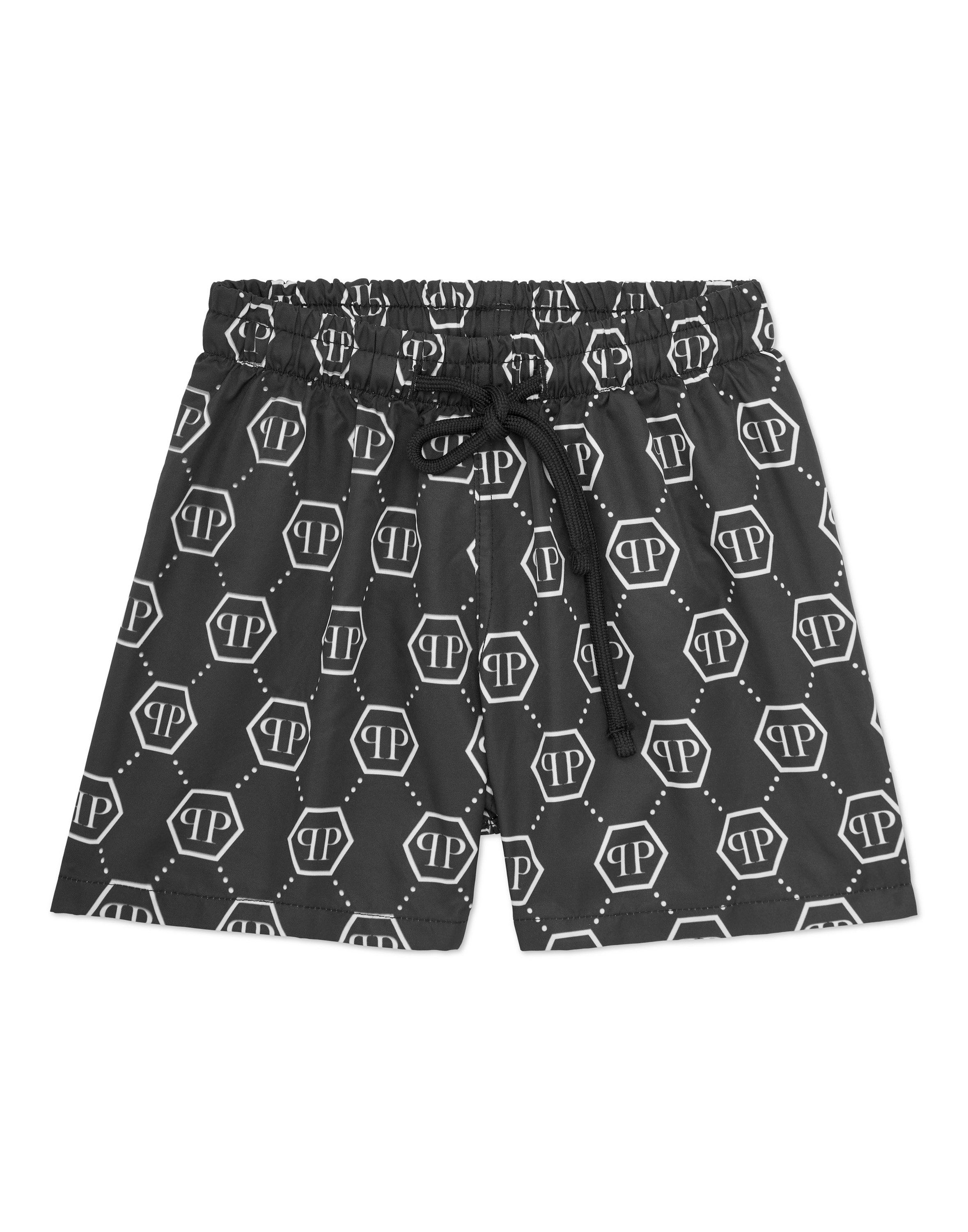 PHILIPP PLEIN Badehose Monogram
