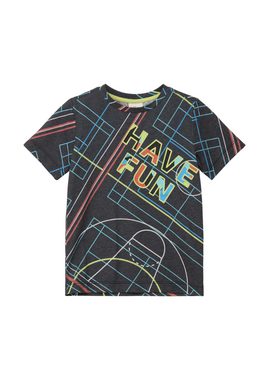 s.Oliver Kurzarmshirt T-Shirt mit Frontprint