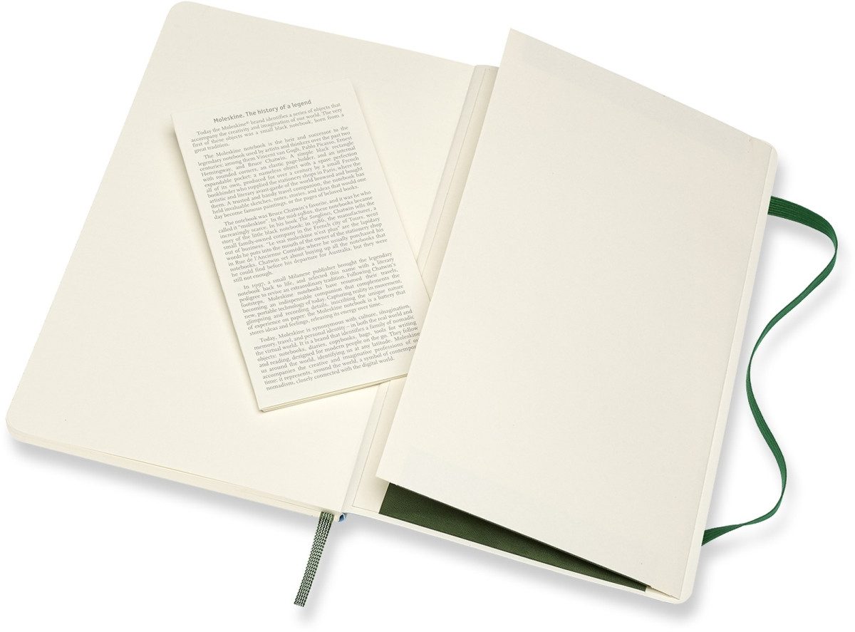 Notizbuch Notizbuch Large A5 liniert Softcover myrtengrün