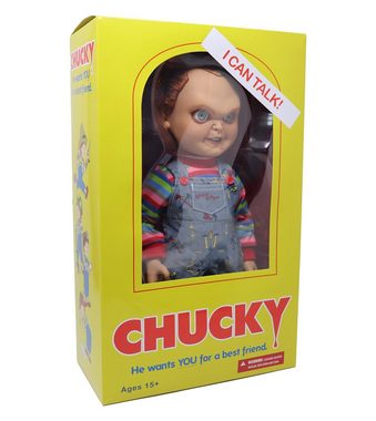 MEZCO Actionfigur Child's Play Chucky Puppe 15 Good Guy Evil Face