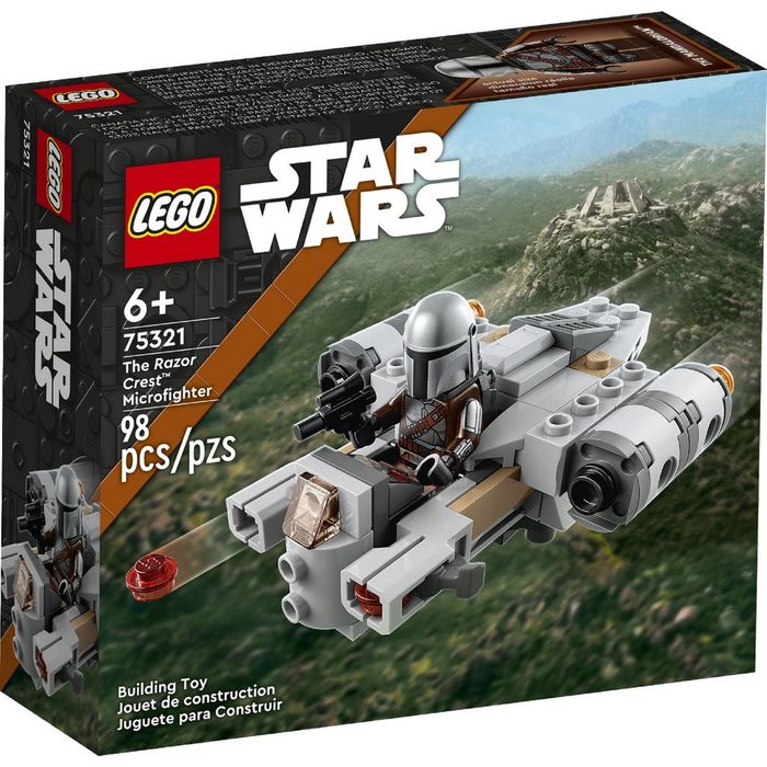 LEGO® Konstruktionsspielsteine LEGO® Star Wars™ - Razor Crest™ Microfighter (Set 98 St)