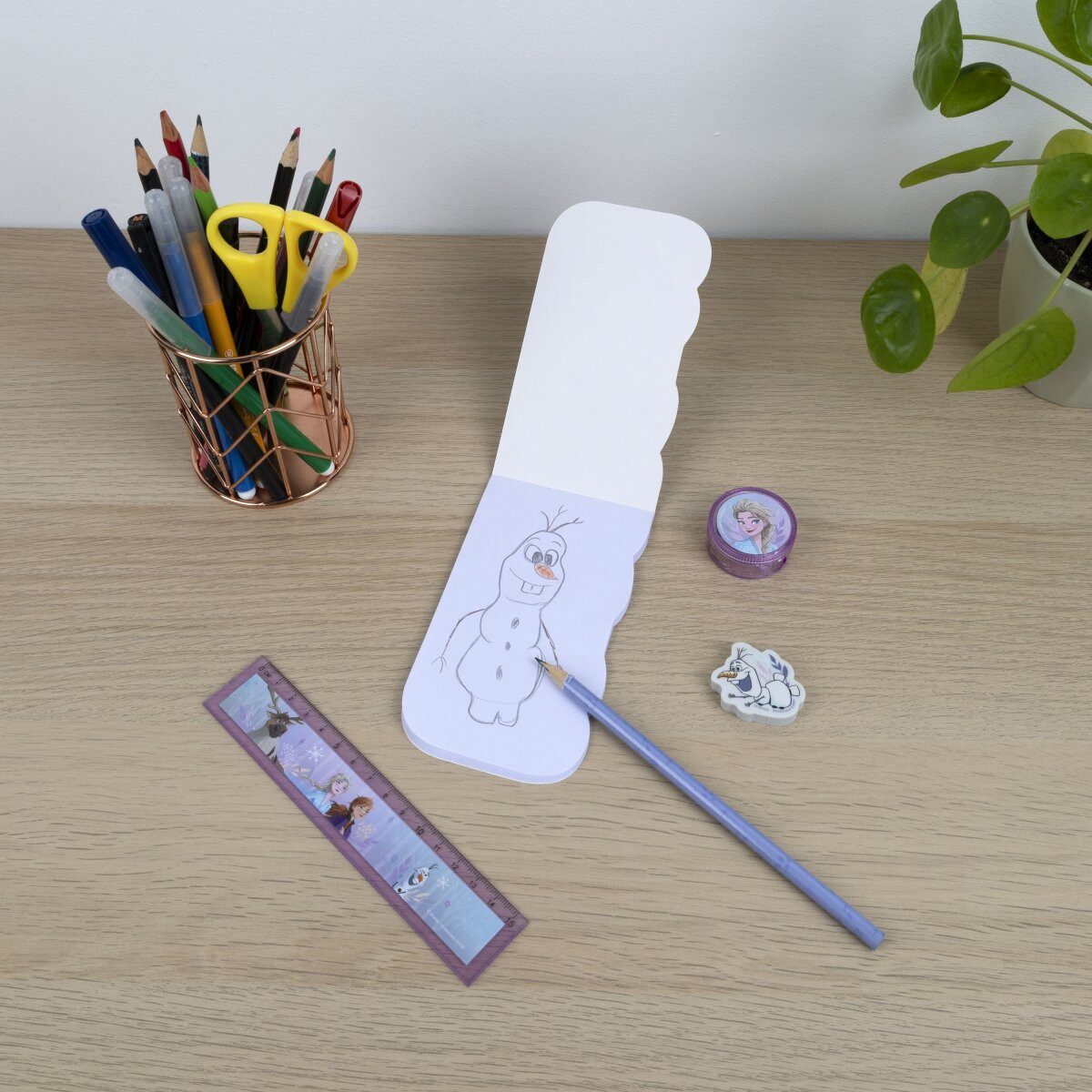 Disney Kreativset Disney Frozen 5-teiliges Schreibset für Kinder
