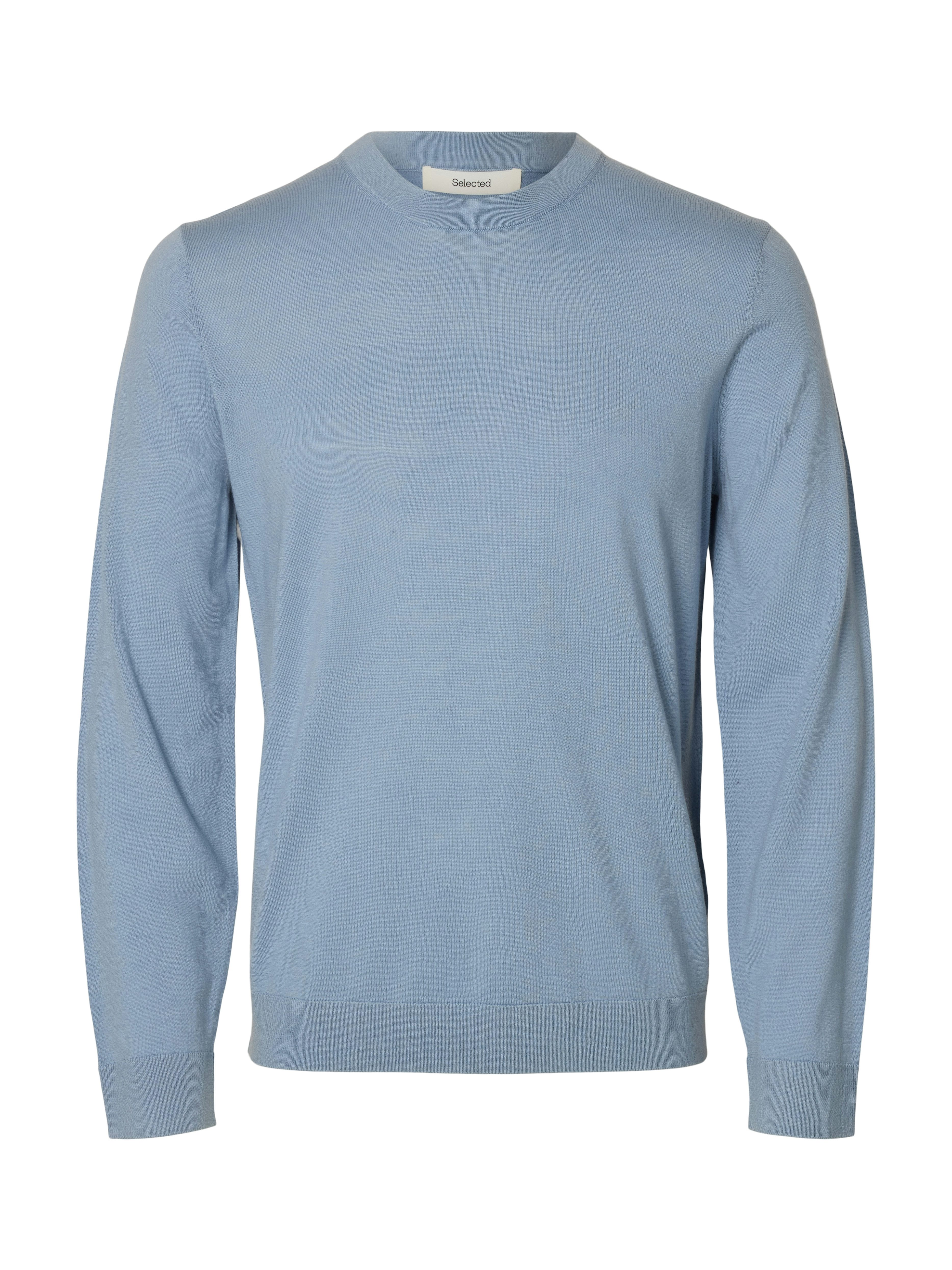 Rundhalspullover SLHTRAY LS KNIT MERINO CREW NECK NOOS