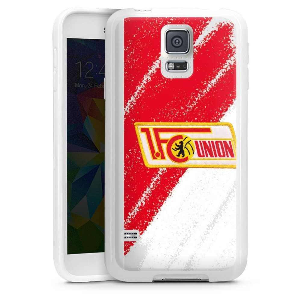 DeinDesign Handyhülle Offizielles Lizenzprodukt 1. FC Union Berlin Logo, Samsung Galaxy S5 Neo Silikon Hülle Bumper Case Handy Schutzhülle