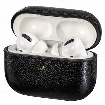 Hama Etui mit Sport-Band Case Cover Schutz-Hülle Wireless-Headset (Inkl. Nacken-Band, Leder-Optik, für Ladecase Apple AirPods Pro)