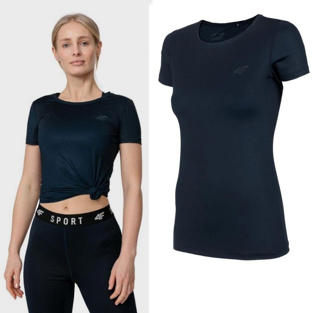 Damen T-Shirt, - 4F 4F Kurzarmshirt weiß Sportshirt