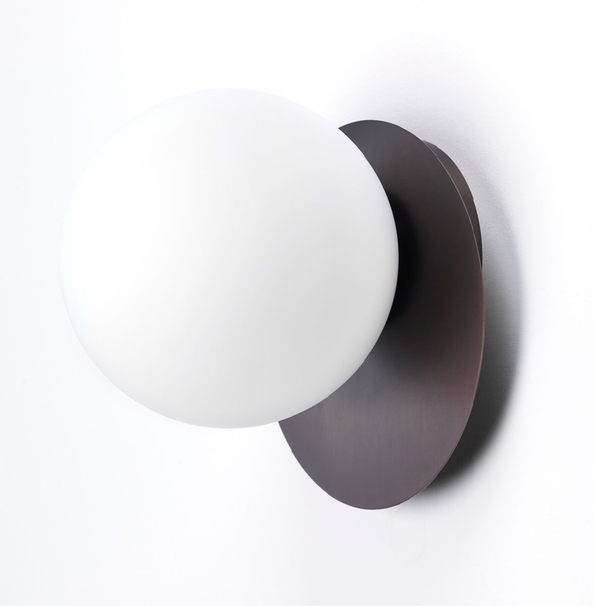 Vivida International LED Wandleuchte Pearl Wandleuchte, B: 24 cm, T: 25,5 cm, Bronze, LED fest integriert, Warmweiß, Wandlampe