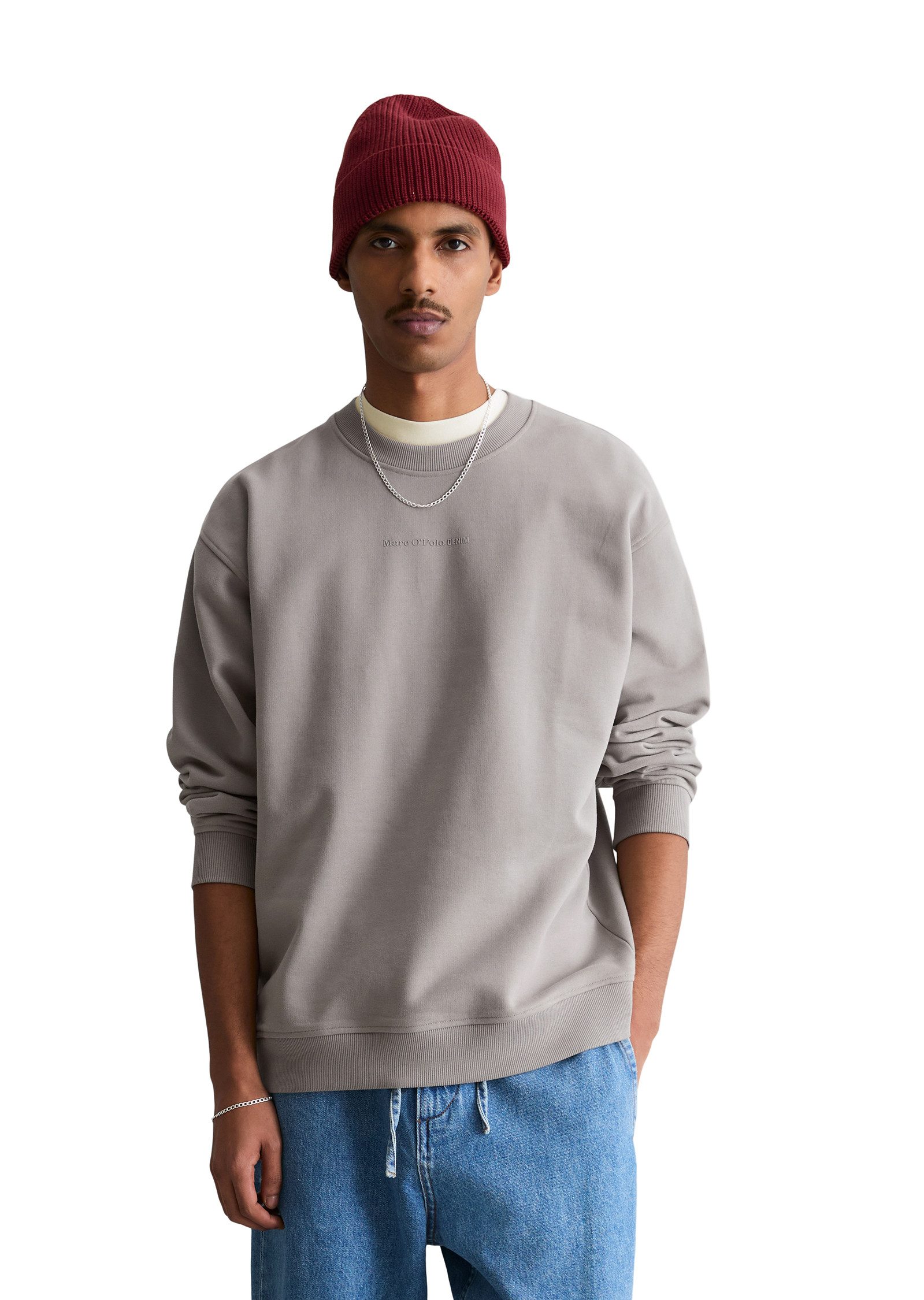 Marc O'Polo DENIM Sweatshirt aus hochwertiger Bio-Baumwolle