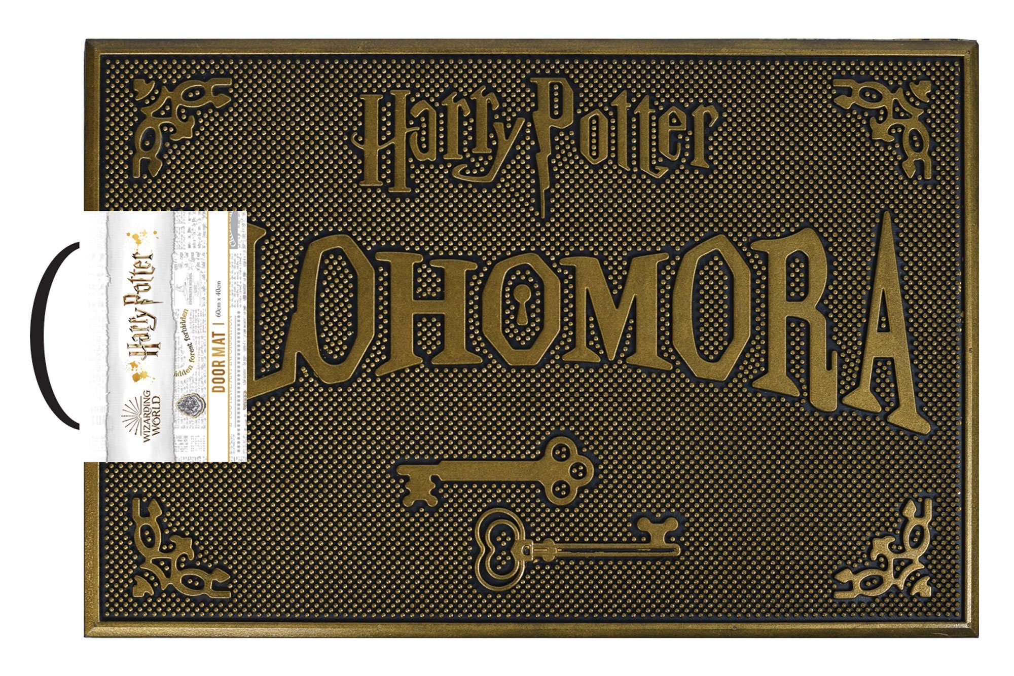 Fußmatte Gummitürmatte Harry Potter - Alohomora - 60 x 40 cm, empireposter