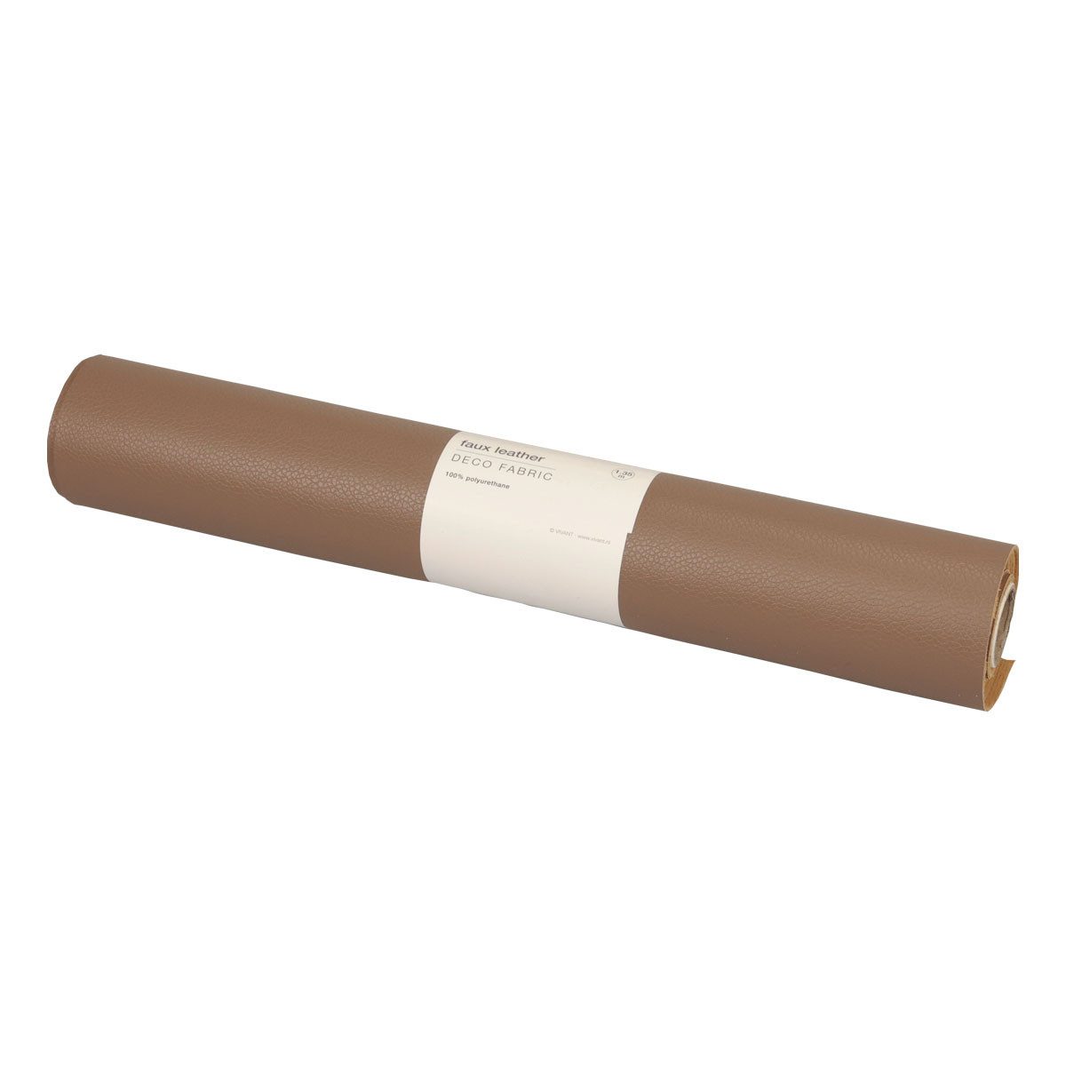 Vivant Decorations B.V. Tischläufer Kunstleder Braun Tischband Dekostoff Lederimitat 33cm x 1,35m