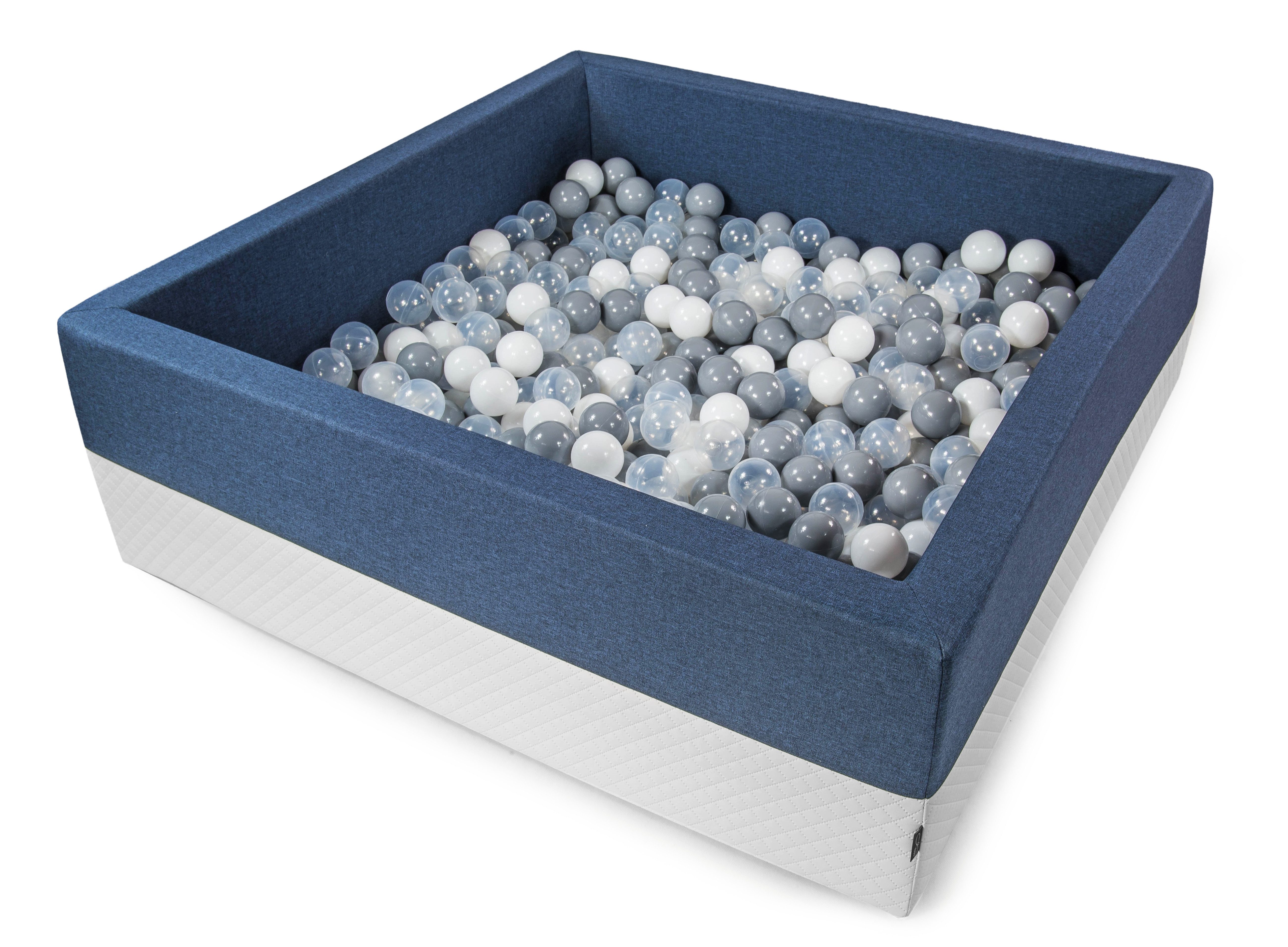 Ajababy Bällebad-Bälle Bällebad XXL Luxus Bällebad Bällepool 120x120x40 mit 500 Bällen