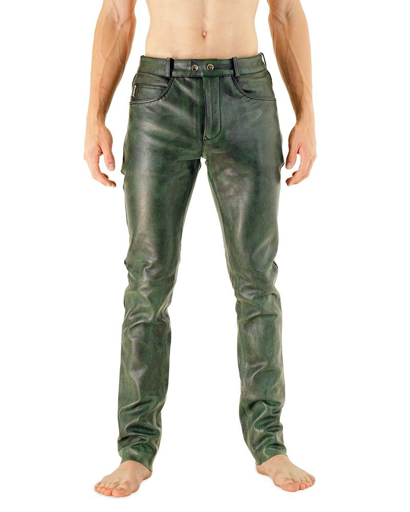 BOCKLE Lederhose Bockle® Big Cheeker Green günstig online kaufen