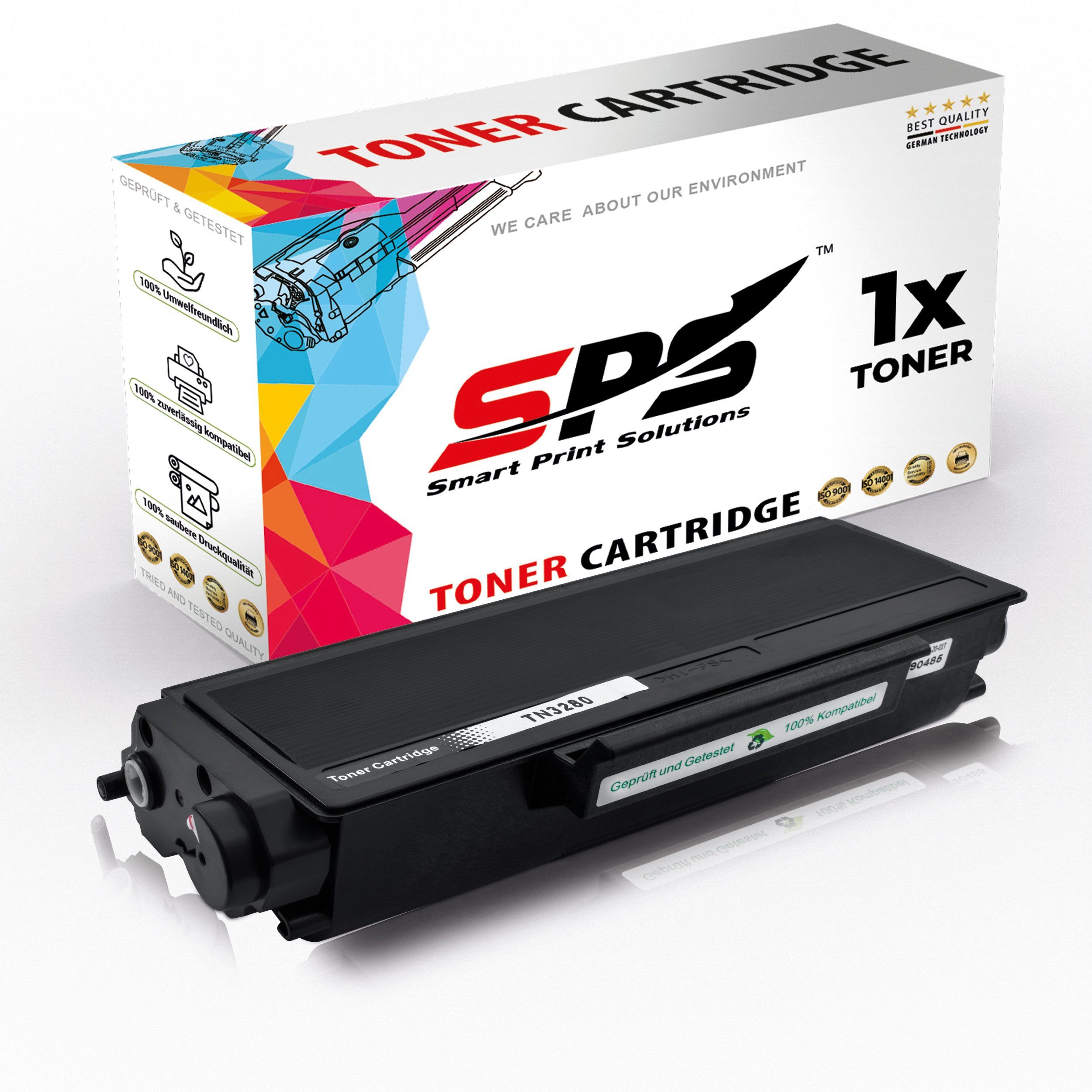 SPS Tonerkartusche Kompatibel für Brother DCP-8880 DN (TN-3280) Toner-Kit Schwarz XL, (1er Pack)
