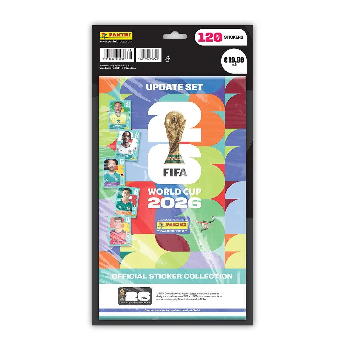 Panini Sammelkarte Offizielle FIFA World Cup 2026™ Stickerkollektion - Update Set
