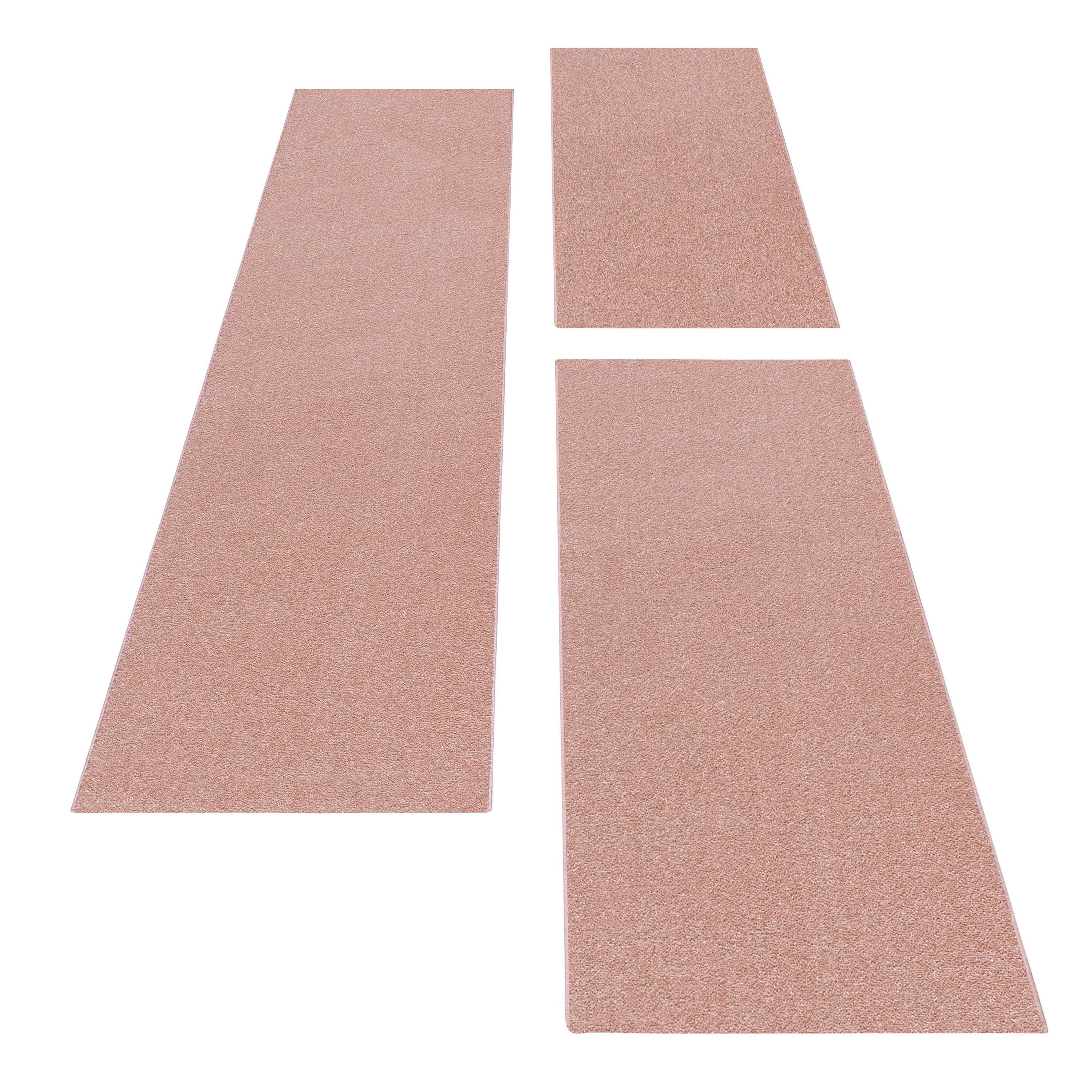 Carpettex Kurzflor-Bettumrandung Unicolor - Einfarbig, Höhe günstig online kaufen