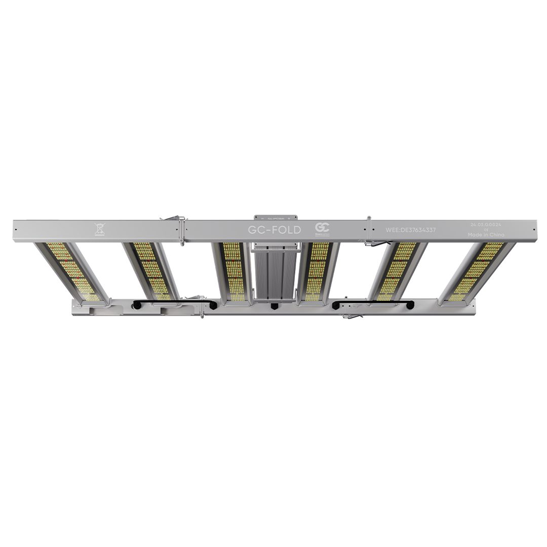 Greenception Pflanzenlampe Greenception GC-FOLD 830 Watt, LED fest integriert, Vollspektrum, Passiv gekühlt, geräuschloser Betrieb