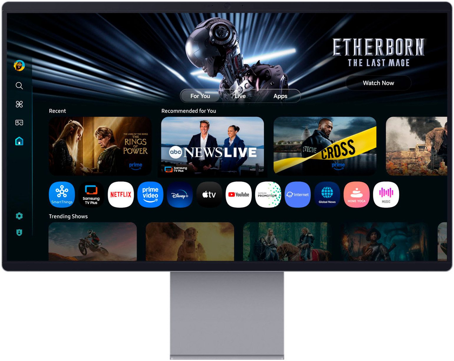 Samsung S32FM900SU Smart Monitor (80 cm/32 ", 3840 x 2160 px, 4K Ultra HD, 0,03 ms Reaktionszeit, 165 Hz, QD-OLED)