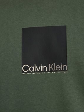 Calvin Klein Kapuzensweatshirt SQUARE LOGO HOODIE mit Markenlabel