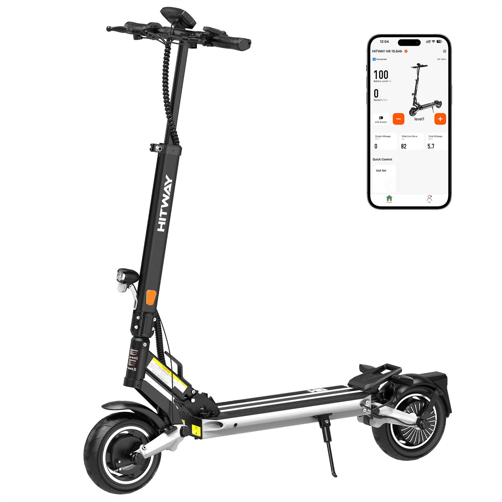 E-Scooter 8,5 Zoll Klappbar E-roller 20km/h, 500W, mit Strassenzulassung (eKFV)