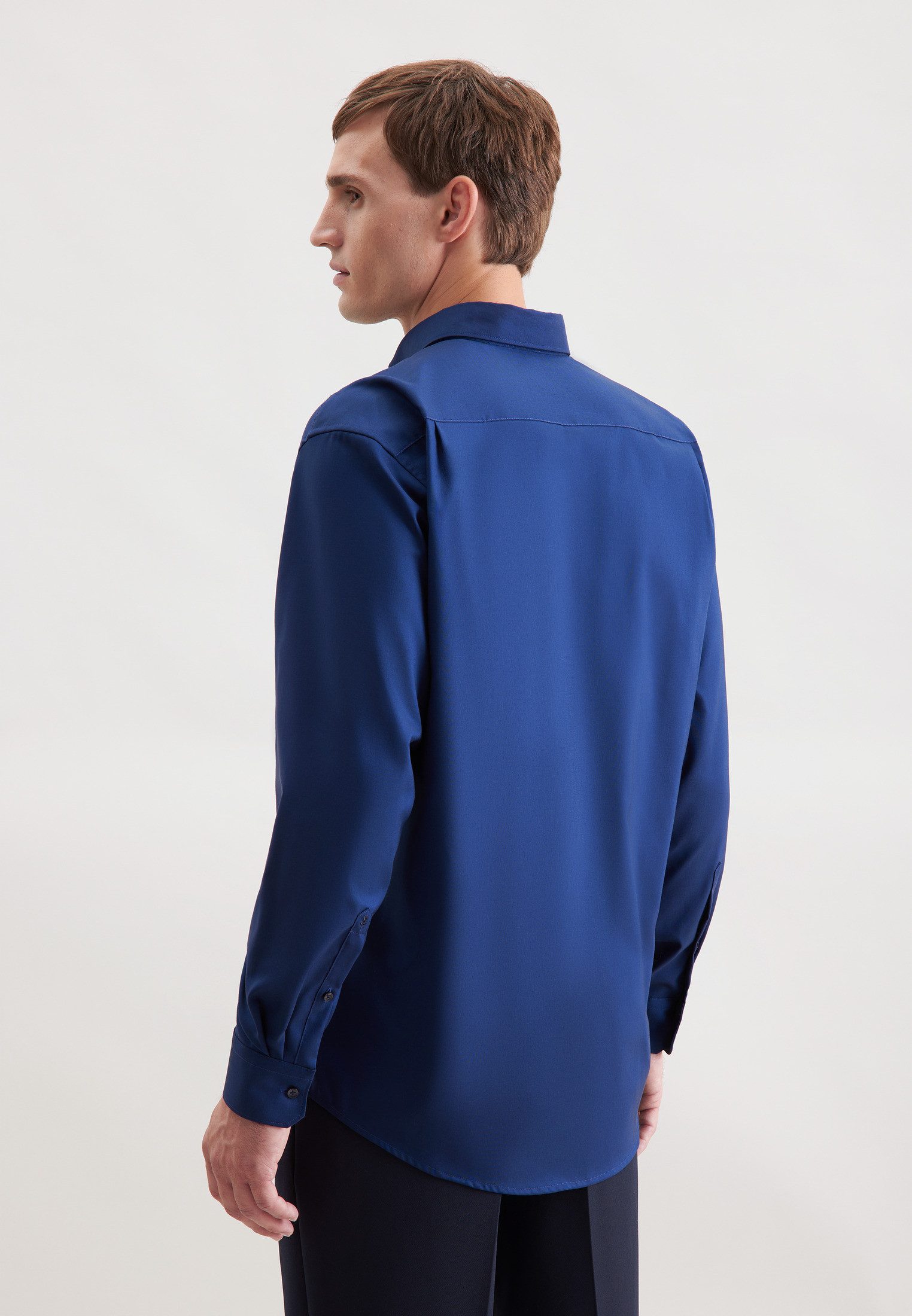 seidensticker Businesshemd Schwarze Rose Comfort 1/1 Button-Down-Kragen Uni günstig online kaufen