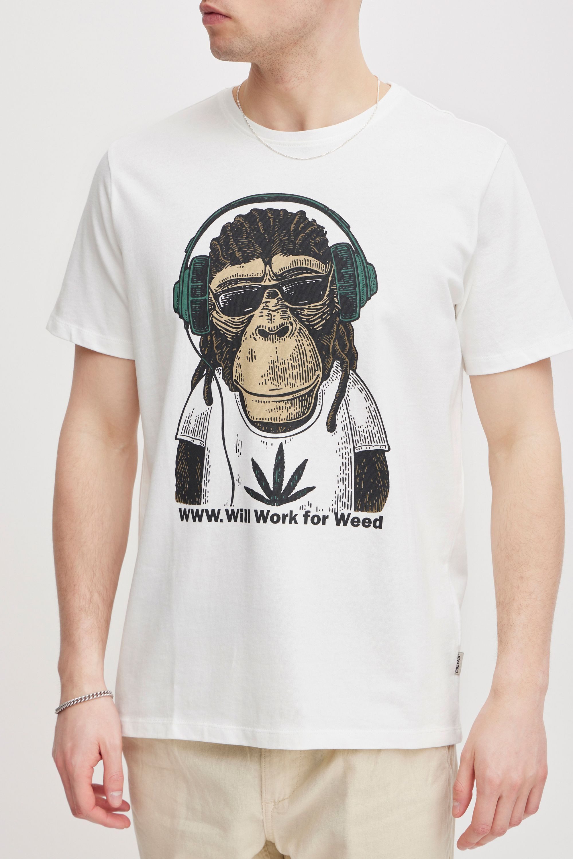Blend T-Shirt BHTee (1-tlg) Lässiges T-Shirt mit Print