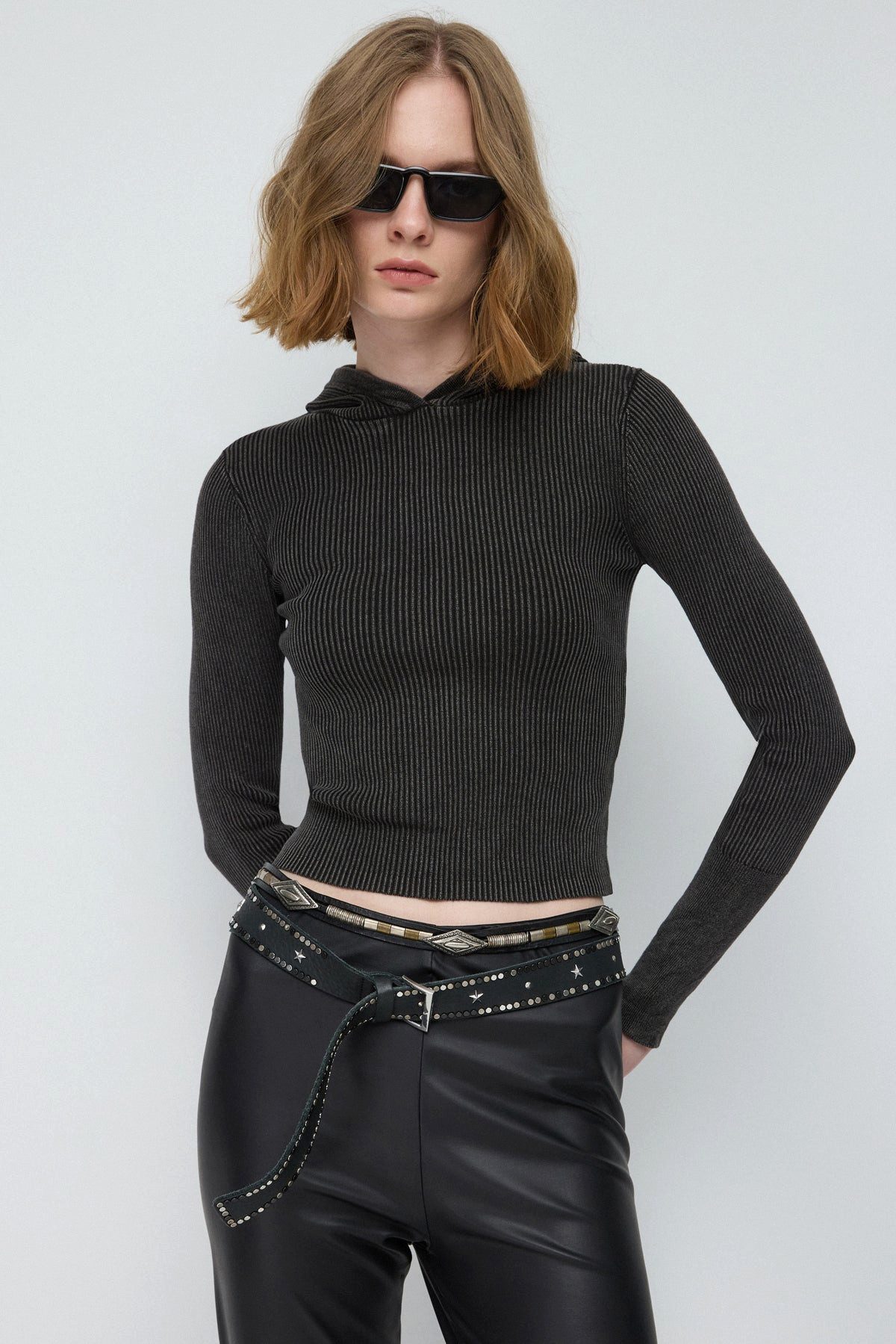 Kapuzensweatshirt Basic-Kapuzenpullover