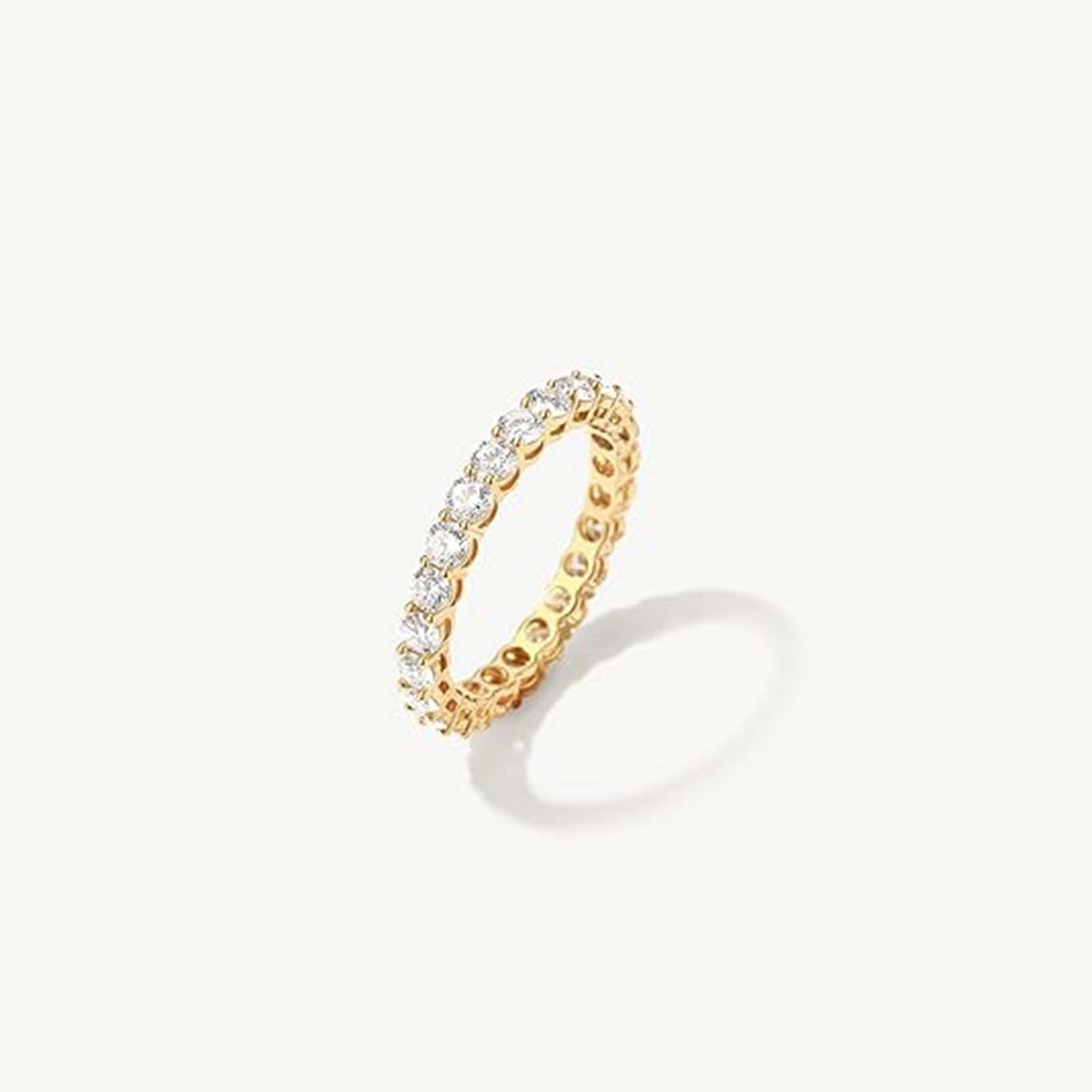 Jumpeak Diamantring 0.1ct DE VVS/ VS,lab grown diamant ring,verlobungsring,damen geschenk, Eheringe,liebes geschenk für sie,geschenk ideen für frau,14K Gold