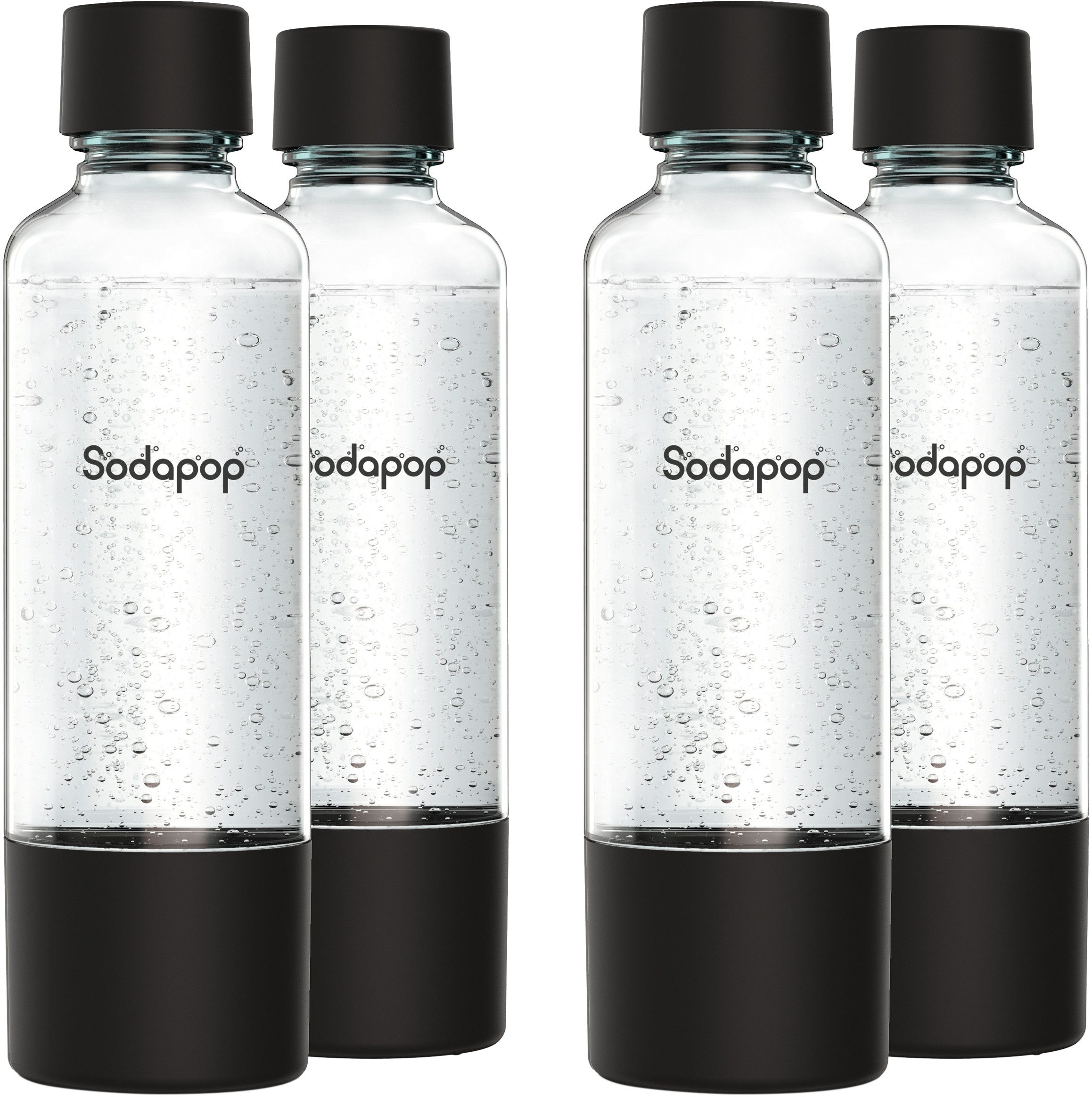 Wassersprudler Flasche SODAPOP 4x PET-Flaschen 0,85L für Logan