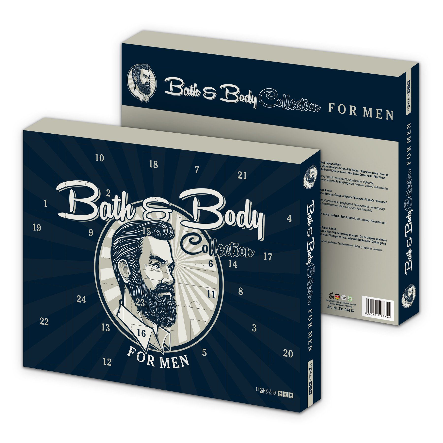 ACCENTRA Adventskalender itenga Adventskalender FOR Men Bath & Body Collection for Men 6054710
