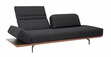 hülsta sofa 3-Sitzer hs.420, in 2 Qualitäten, Holzrahmen in Eiche Natur oder Nußbaum, Breite 232 cm